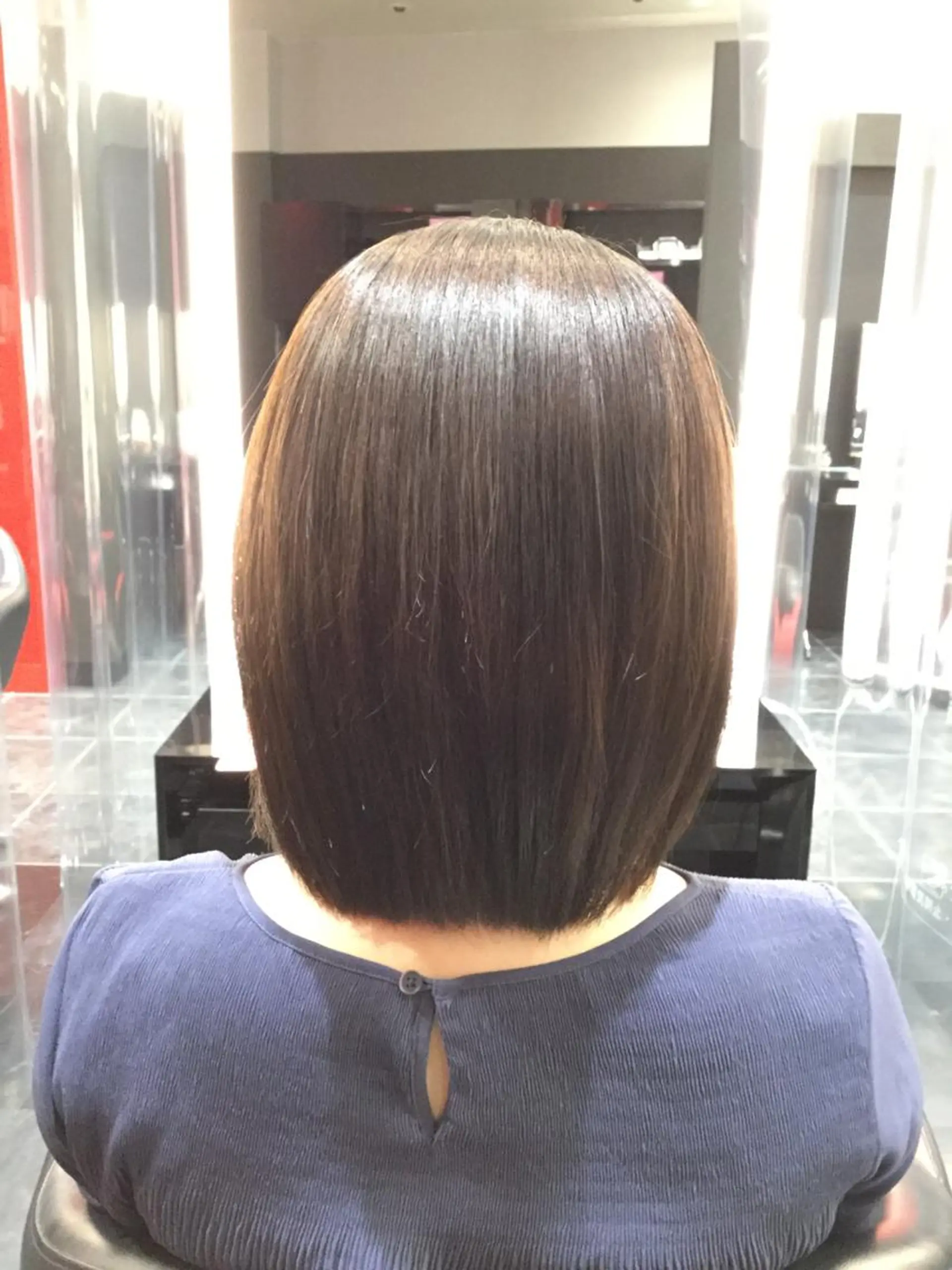 ミディアム Annon プライベートサロンのヘアスタイル