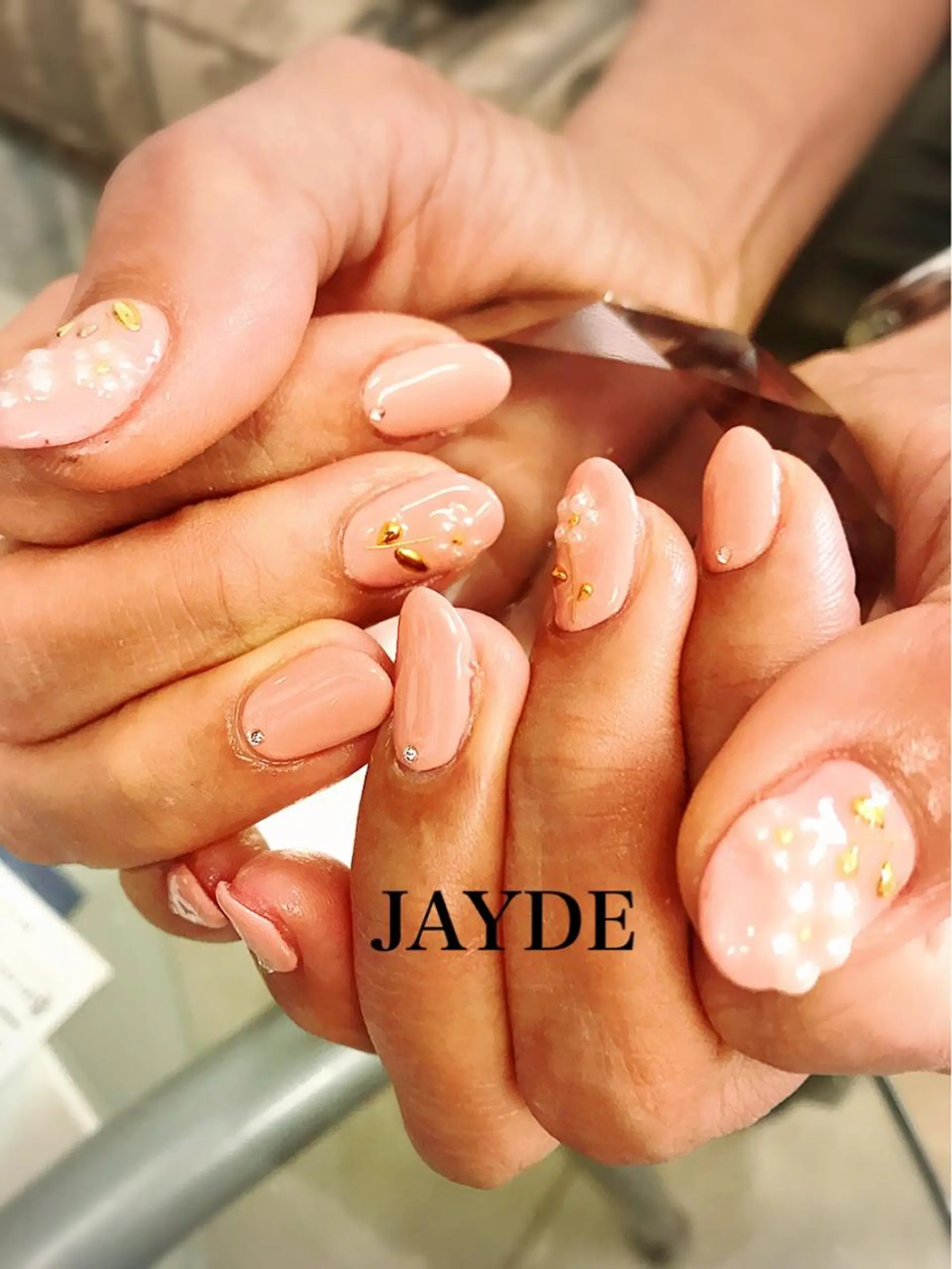 ネイル フラワーネイル JAYDE ジェイドのマツエク・マツパデザイン