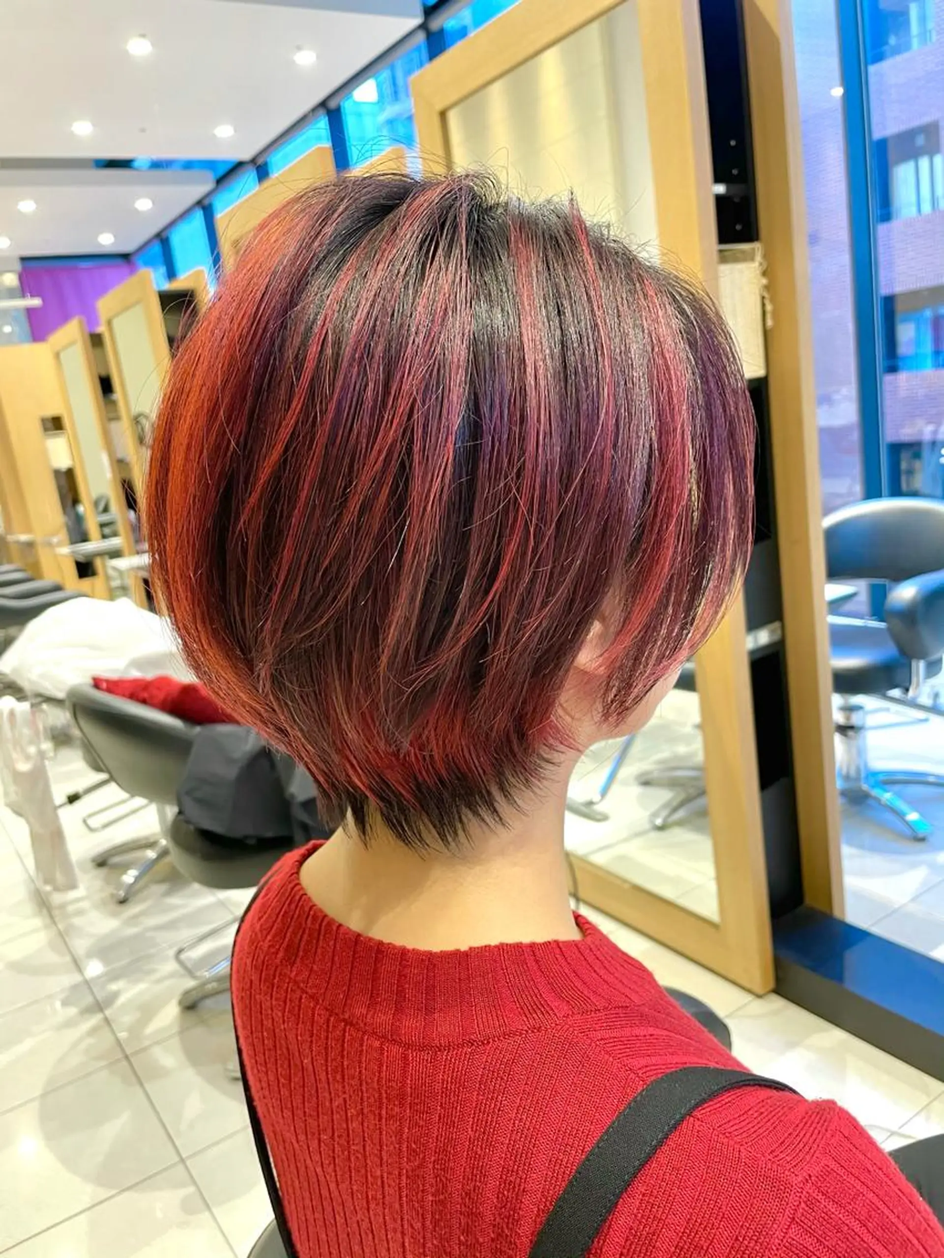 ショート ショート白髪染め無料 ／河瀬謙介のヘアスタイル