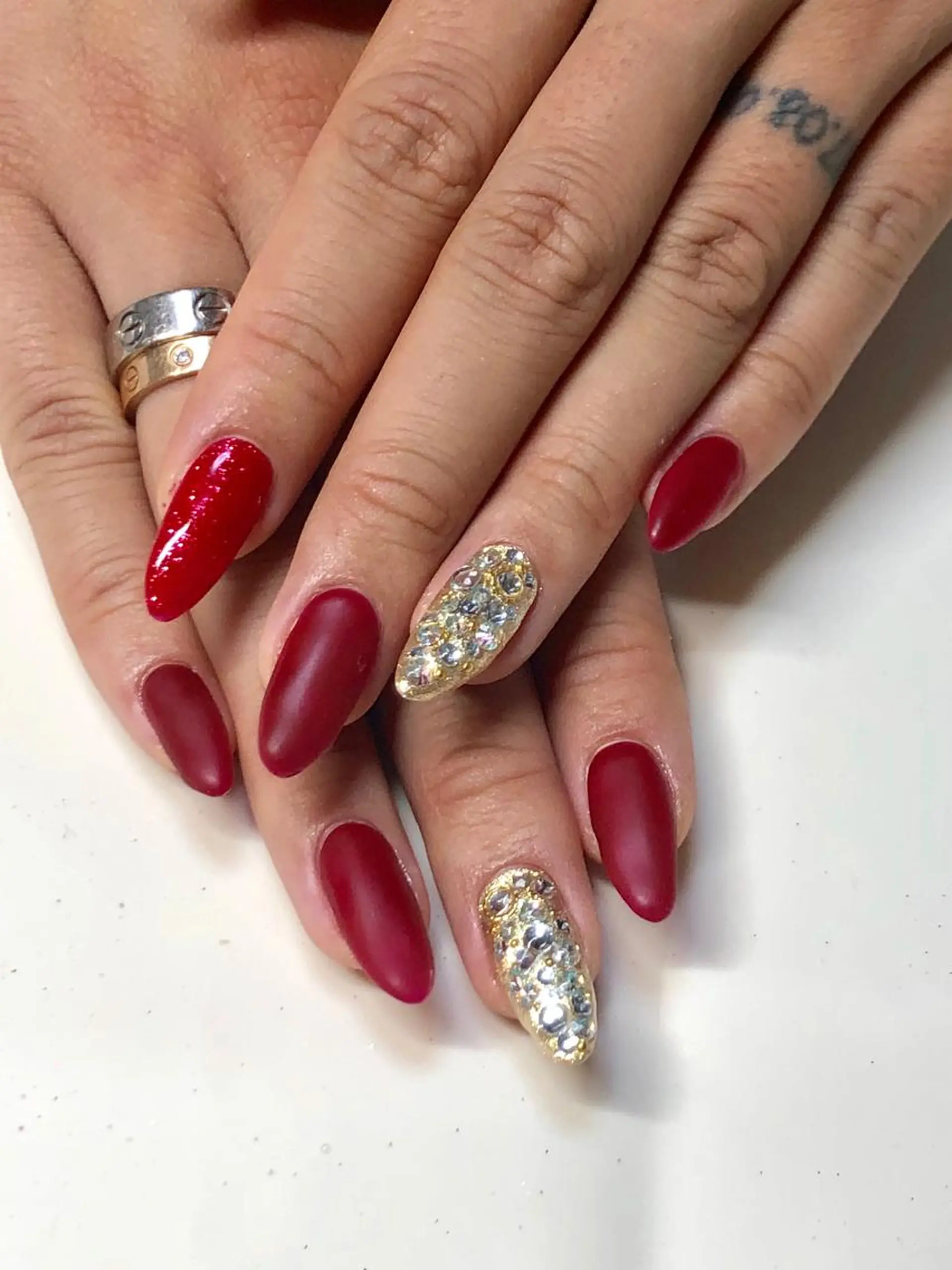 ネイル マットネイル 福田 加奈のネイルデザイン