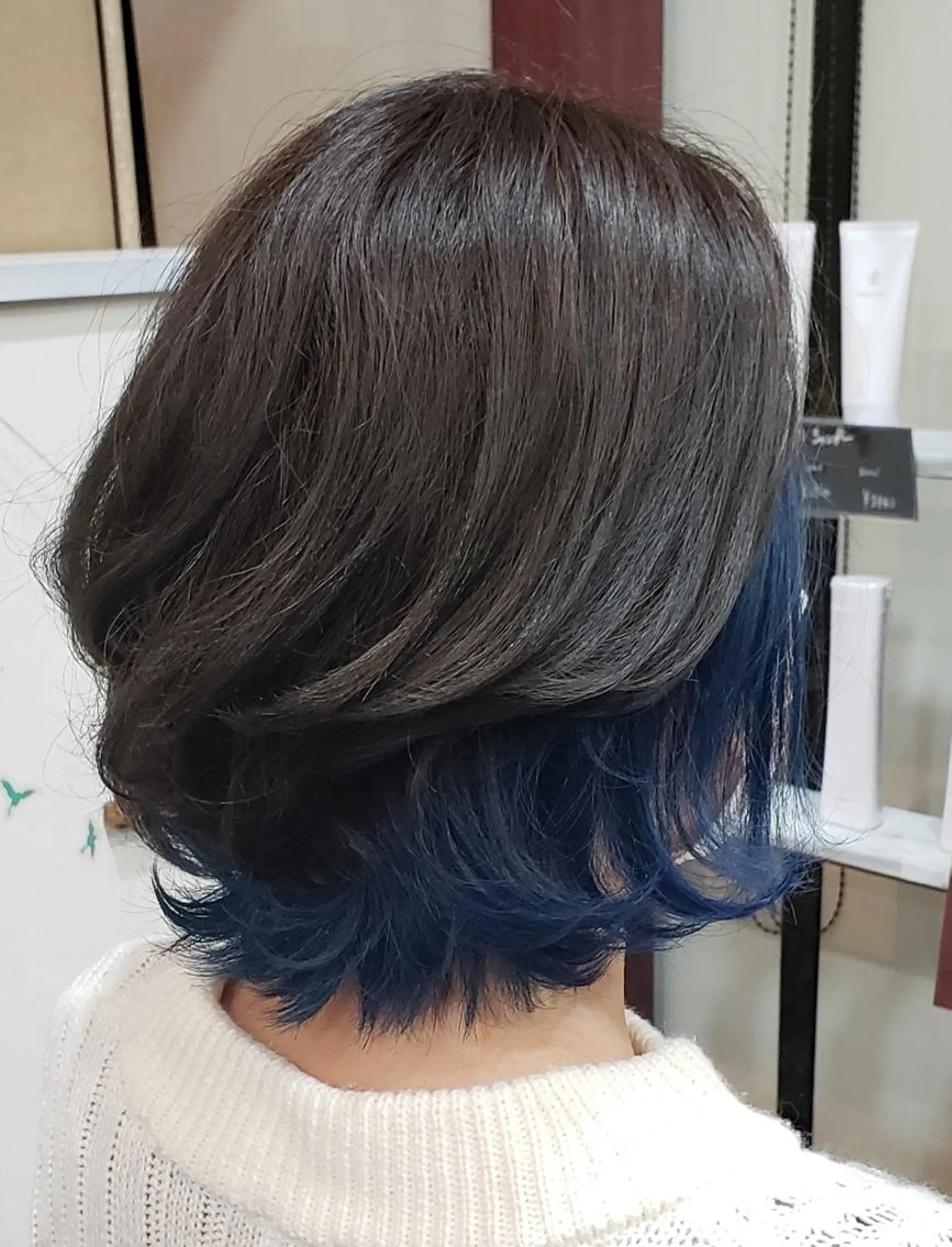 ミディアム 山田 一輝のヘアスタイル