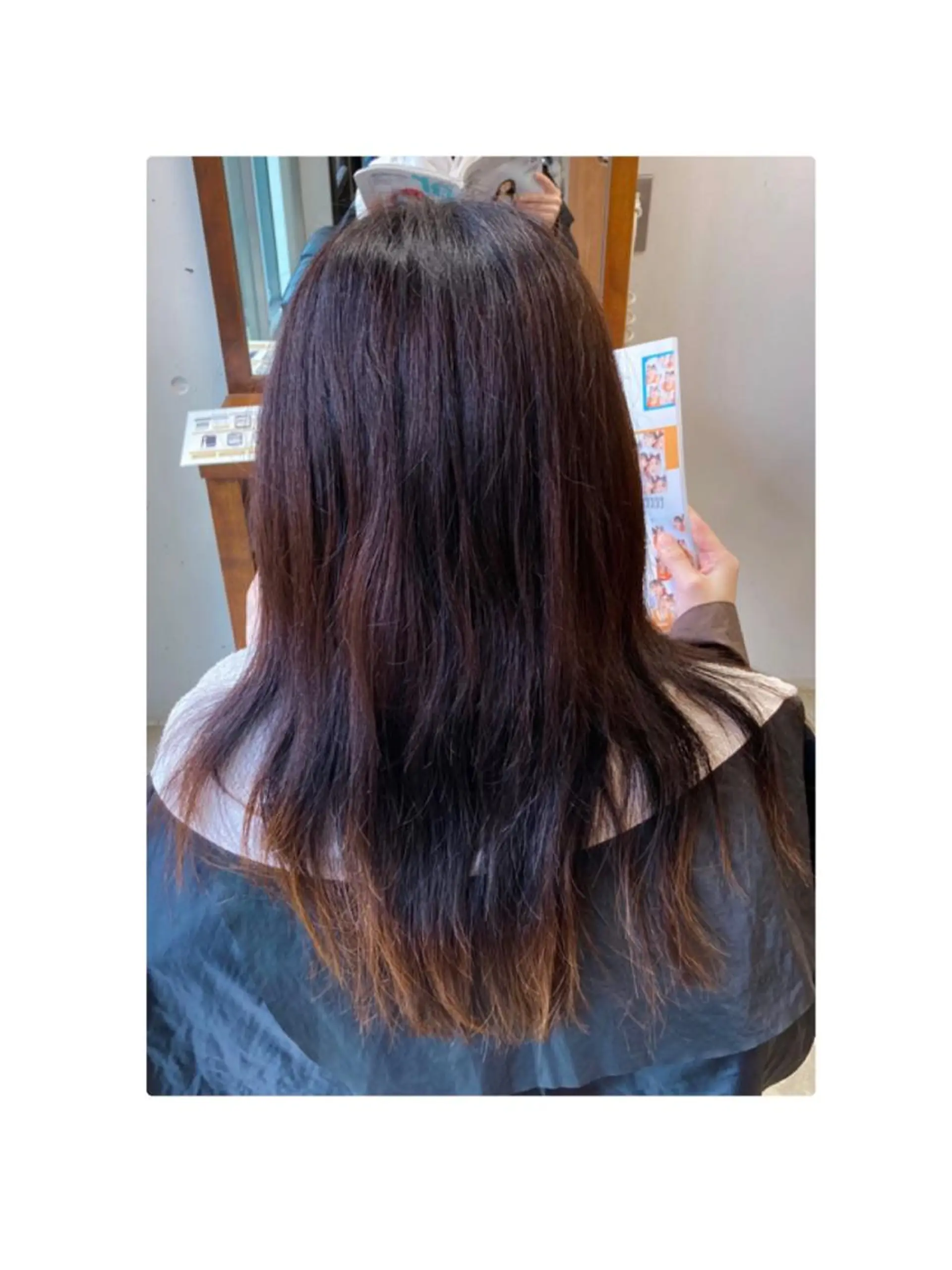 セミロング 【白髪ぼかし】 愛甲竜佑のヘアスタイル