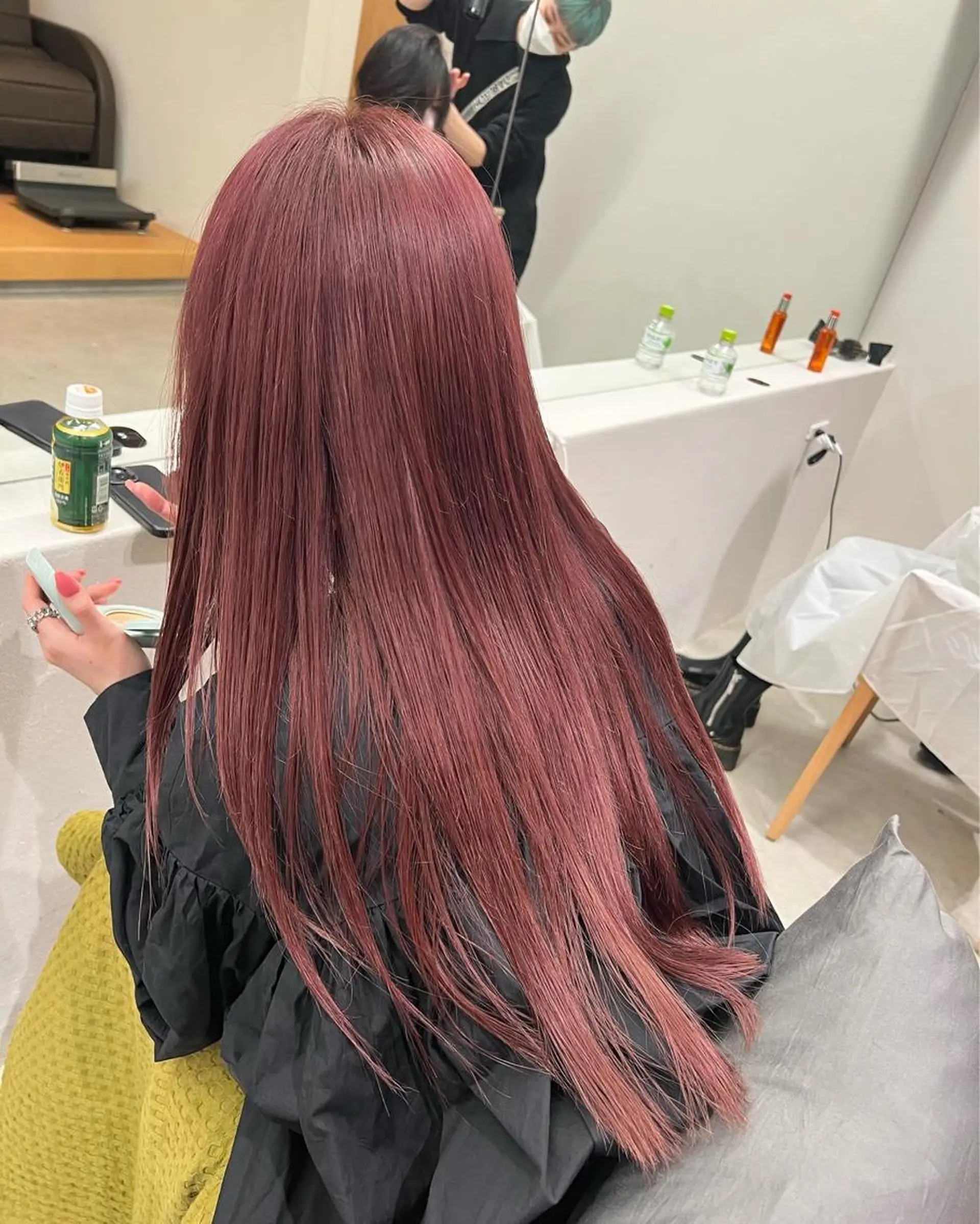 ロング パープルカラー 誰よりも丁寧なカット 🍀小林輝のヘアスタイル