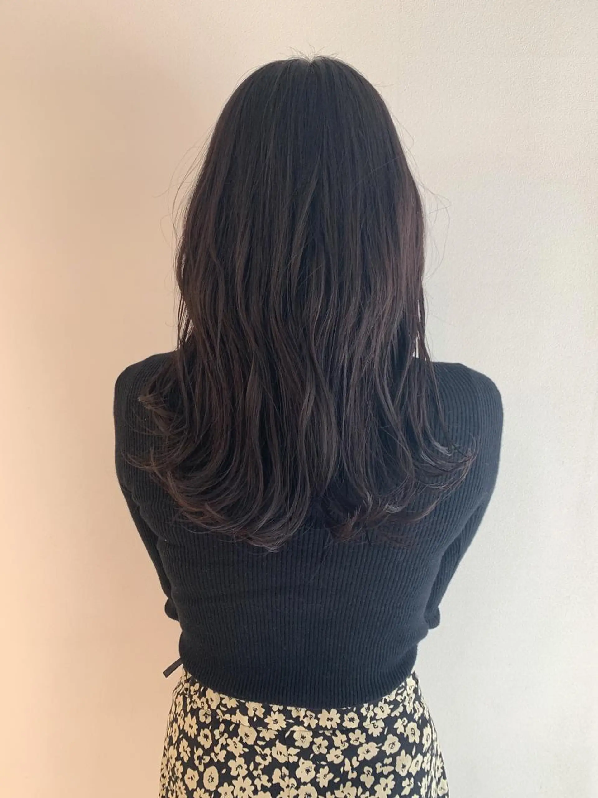 ロング カラー カット ヘアカラー なりたいが叶う ながしまじゅんきのヘアスタイル