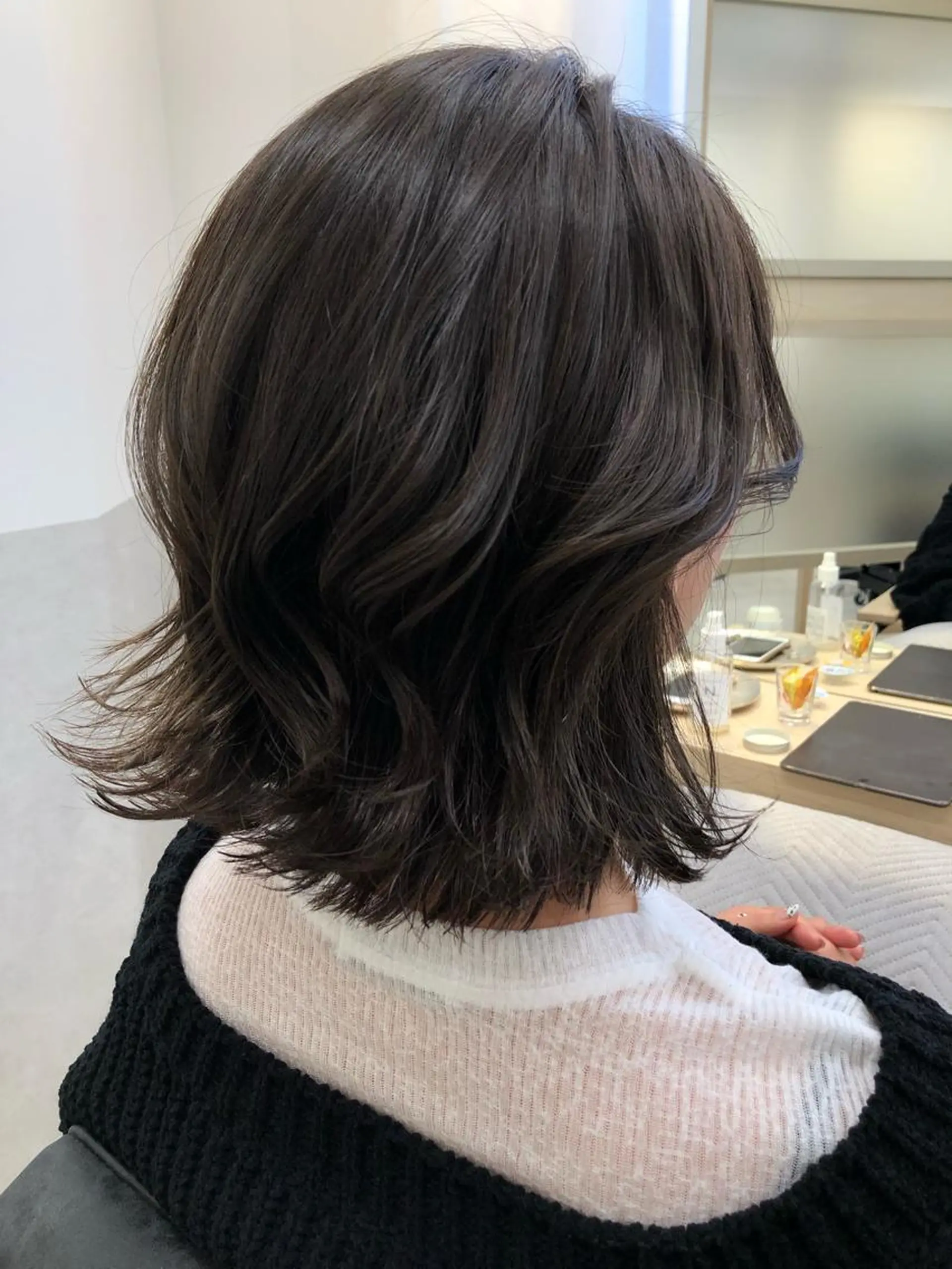 ミディアム カラー ヘアアレンジ 天野 涼のヘアスタイル