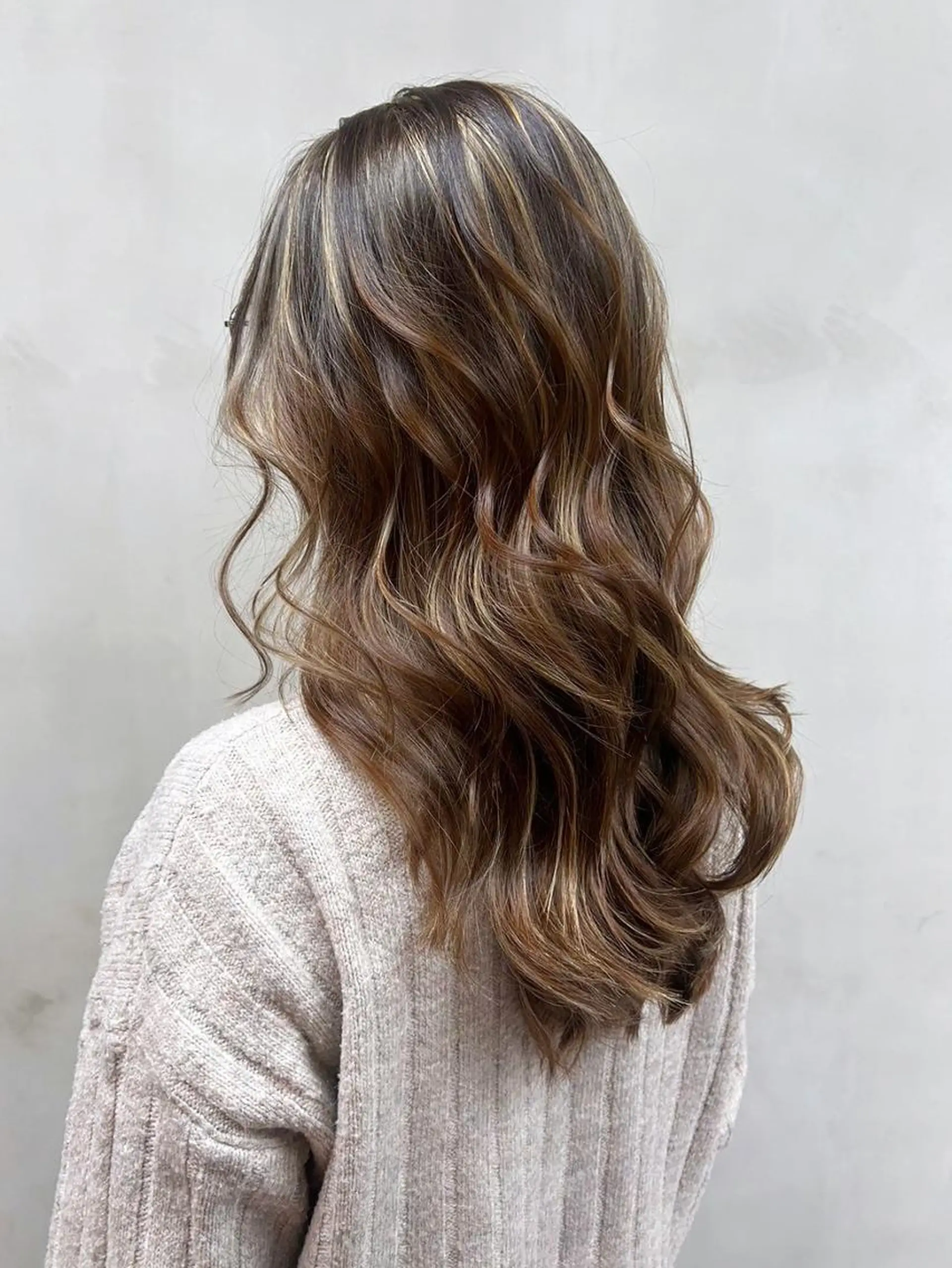 カラー セミロング メルティカラー 似合わせカット カット ヘアカラー トリートメント ITbyALBUM 藤沢店のヘアスタイル