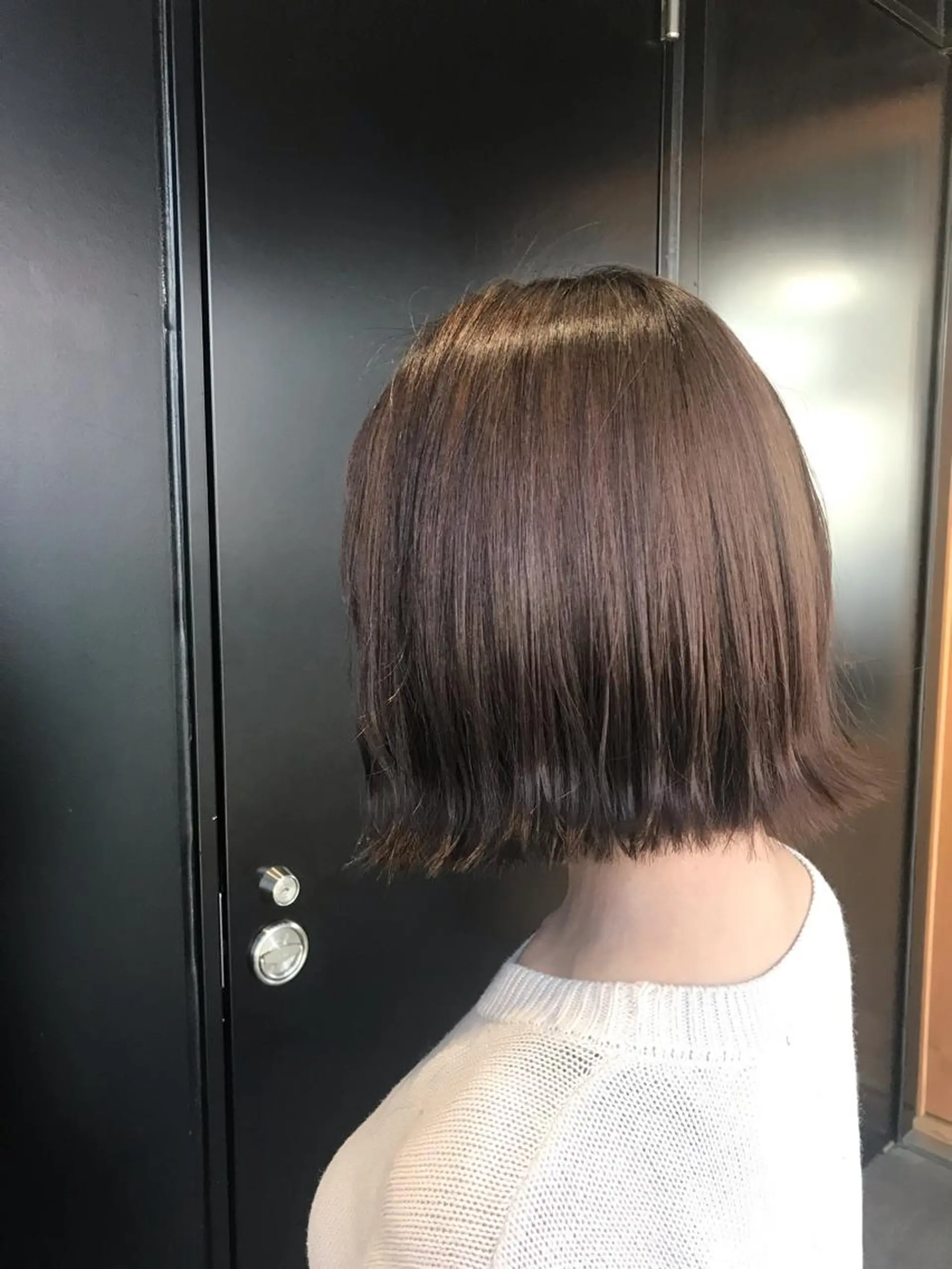 ショート カラー ヘアアレンジ ヘアカラー トリートメント re naのヘアスタイル
