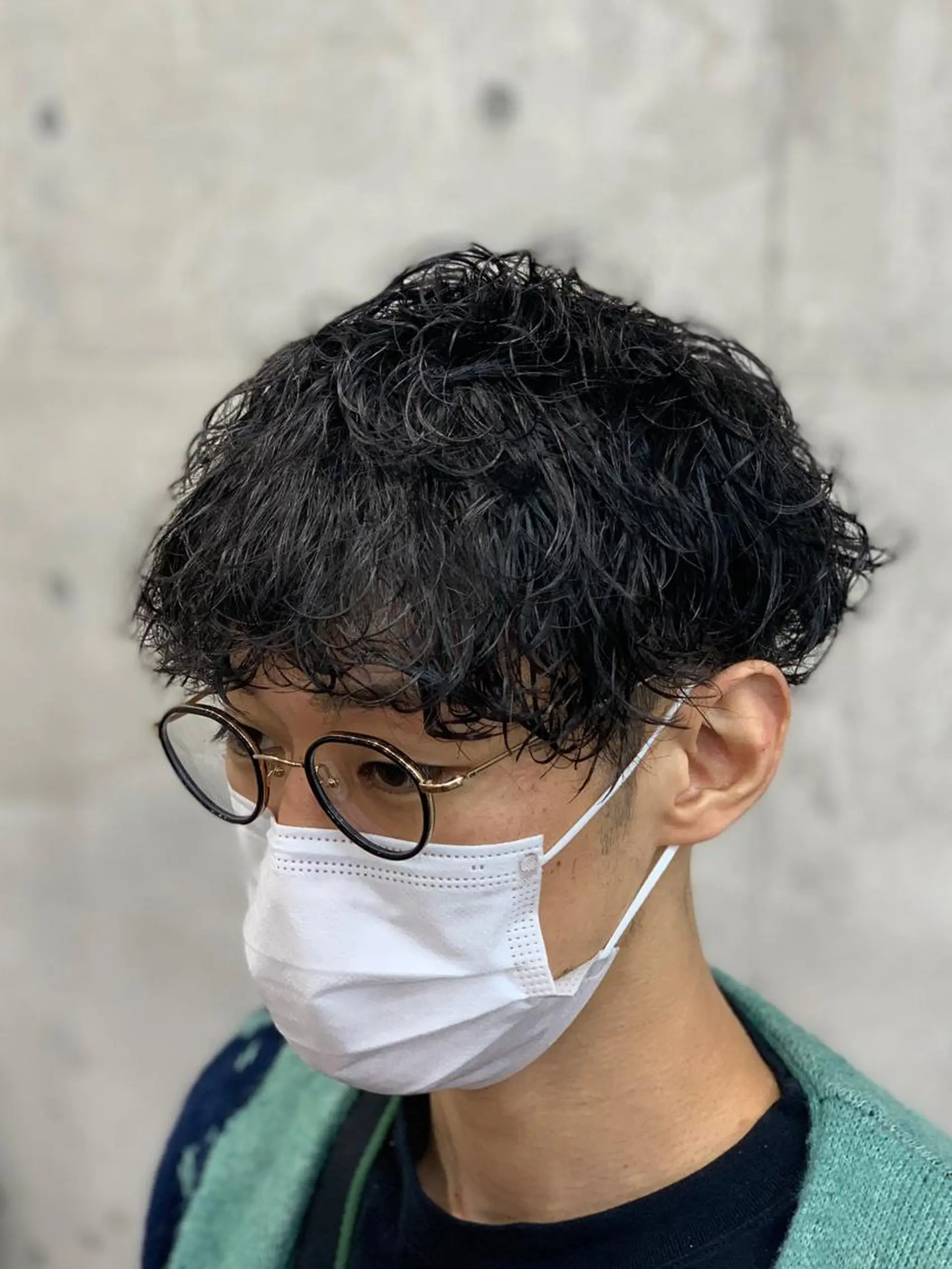 ショート パーマ メンズ カット パーマ トリートメント クセを最大限に活かす メンズパーマ奈良大祐のヘアスタイル