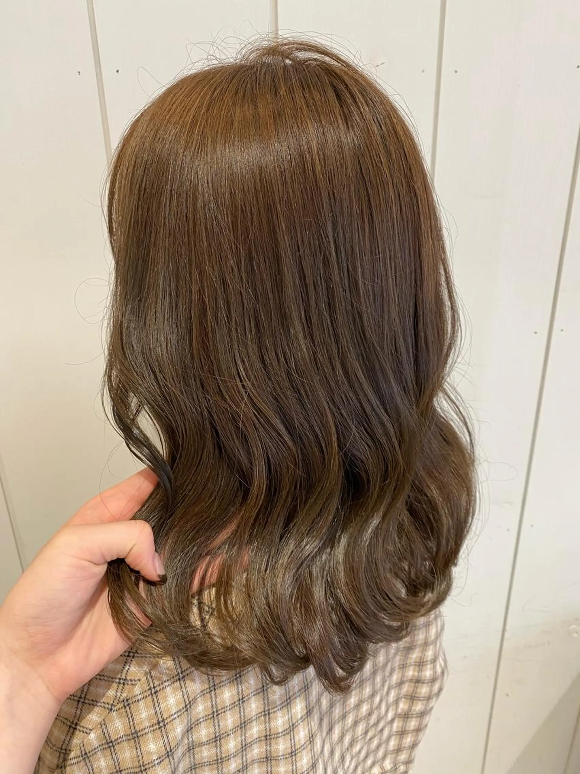 ミディアム 🫧顔周りカット 🫧樫村優香のヘアスタイル