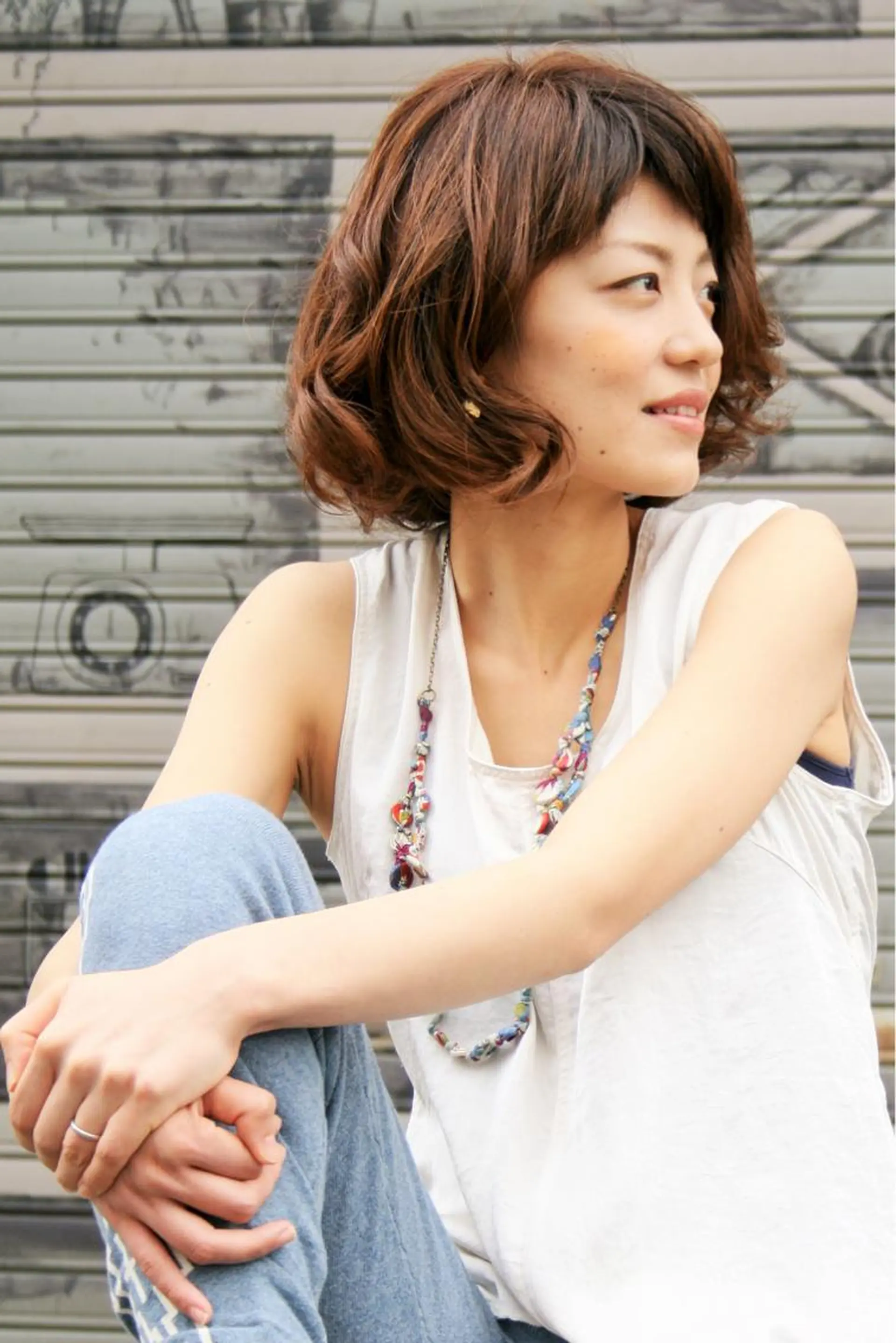 ミディアム BOND所属・小松 真唯子のヘアスタイル