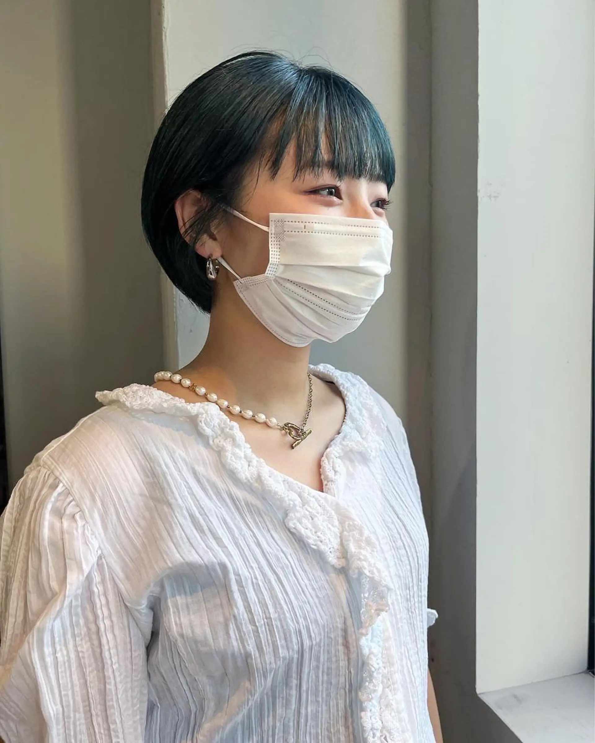 ショート カラー ハイトーンカラー ヘアカラー ケアブリーチ/ボブ/ honoのヘアスタイル