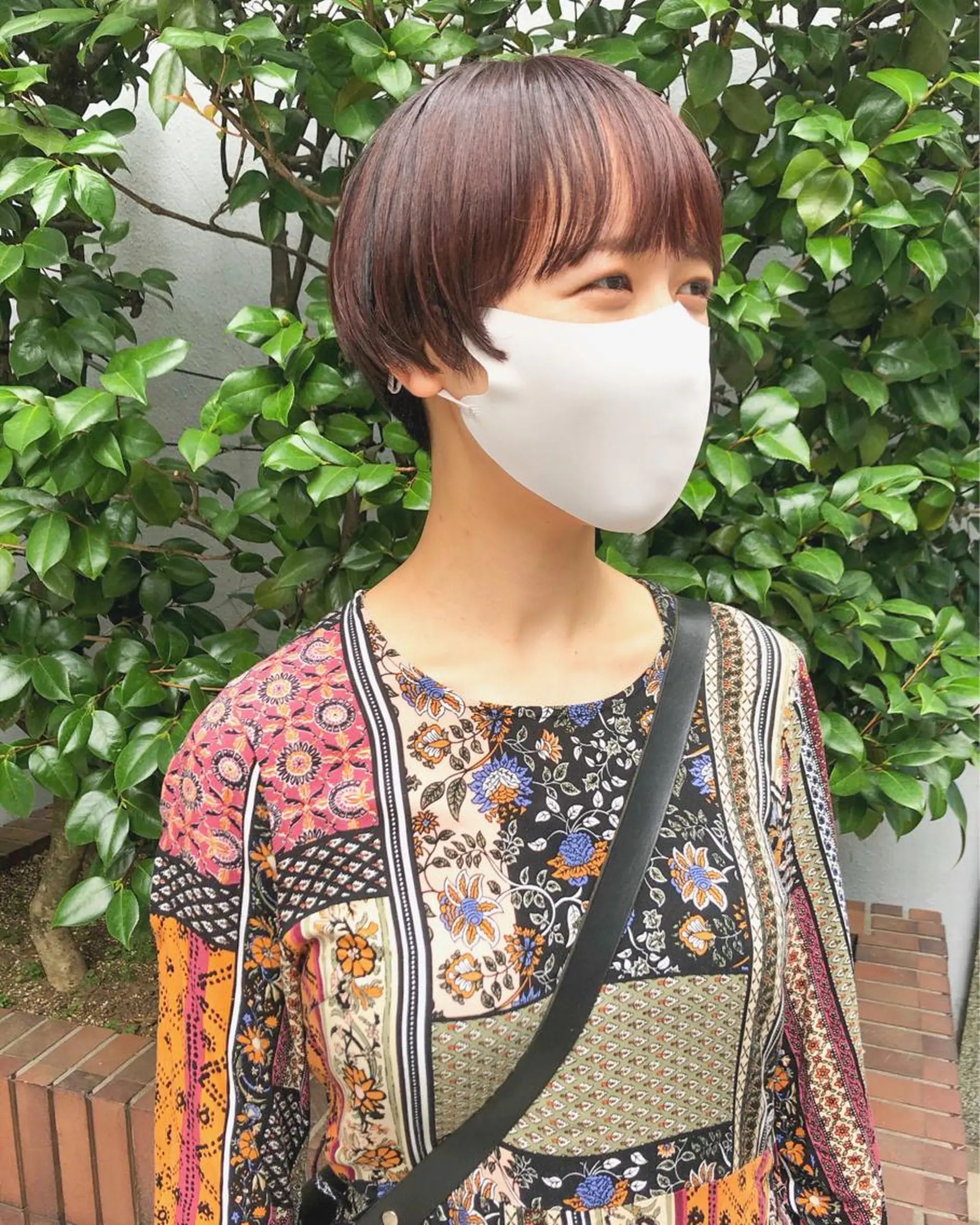 ショート カラー 長井 美佳のヘアスタイル