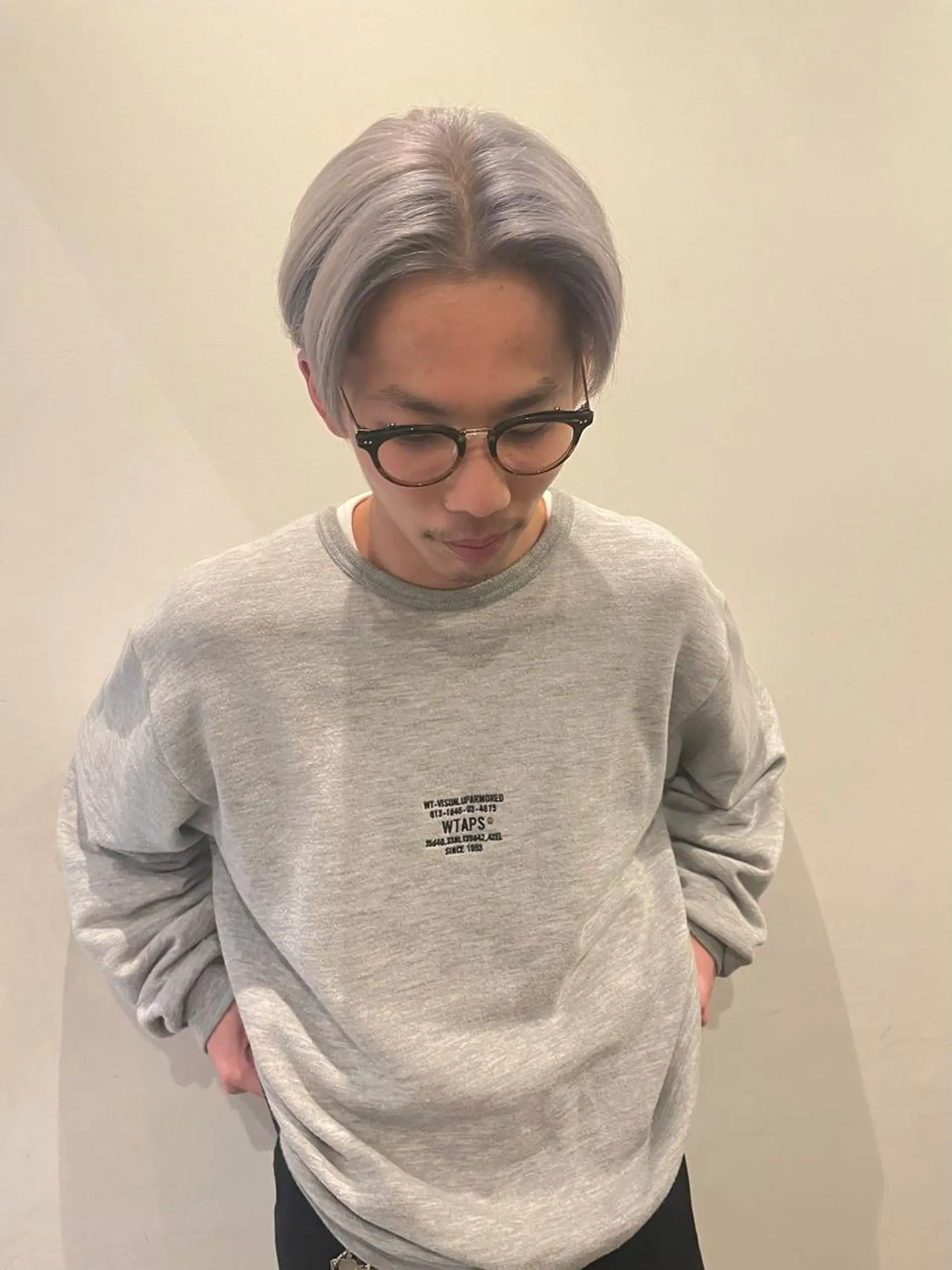 ショート カラー メンズ レイヤーパーマ🪐 伽羅のヘアスタイル