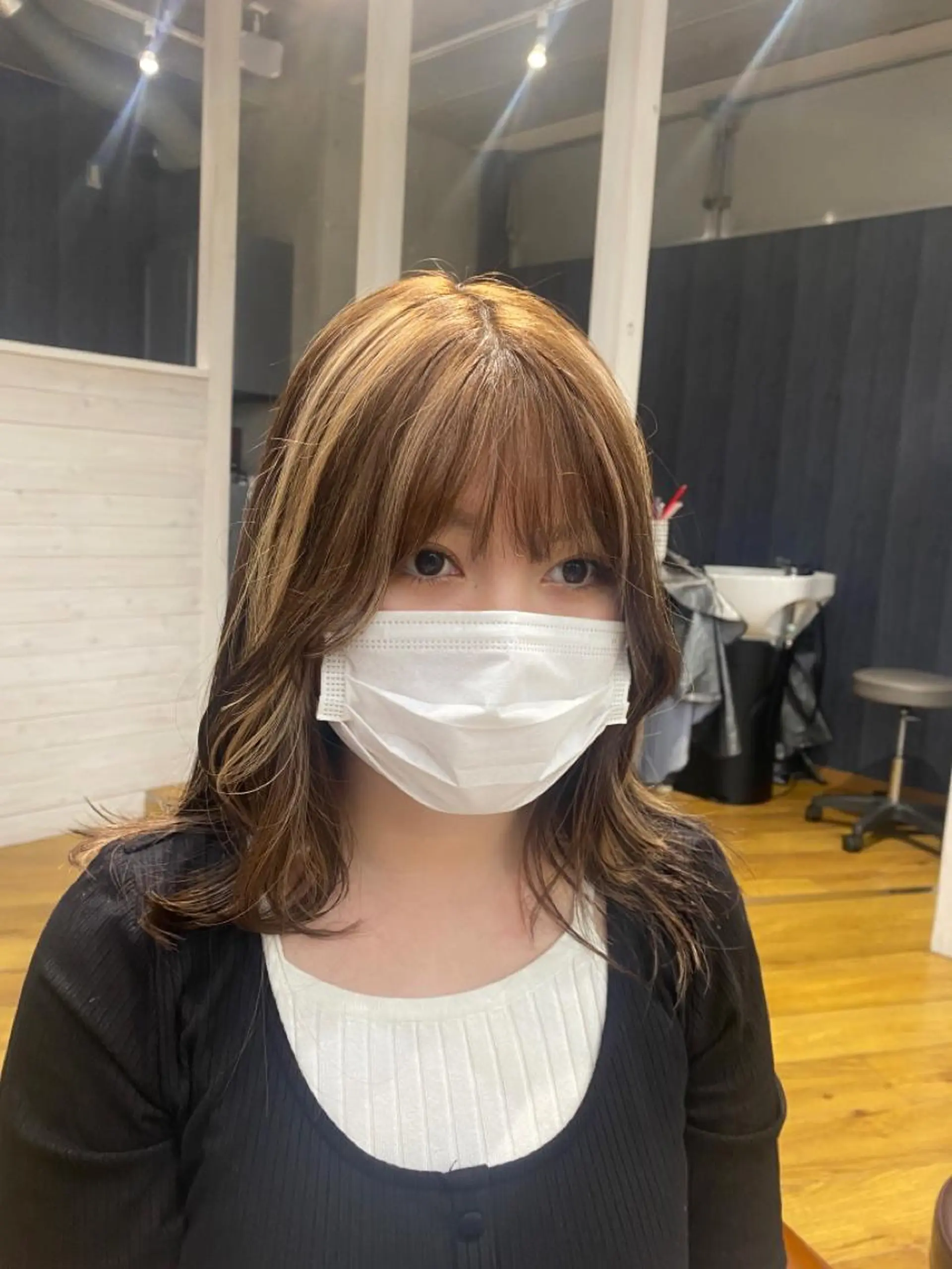 セミロング カットカラー特化 ⭐️代表⭐️のヘアスタイル