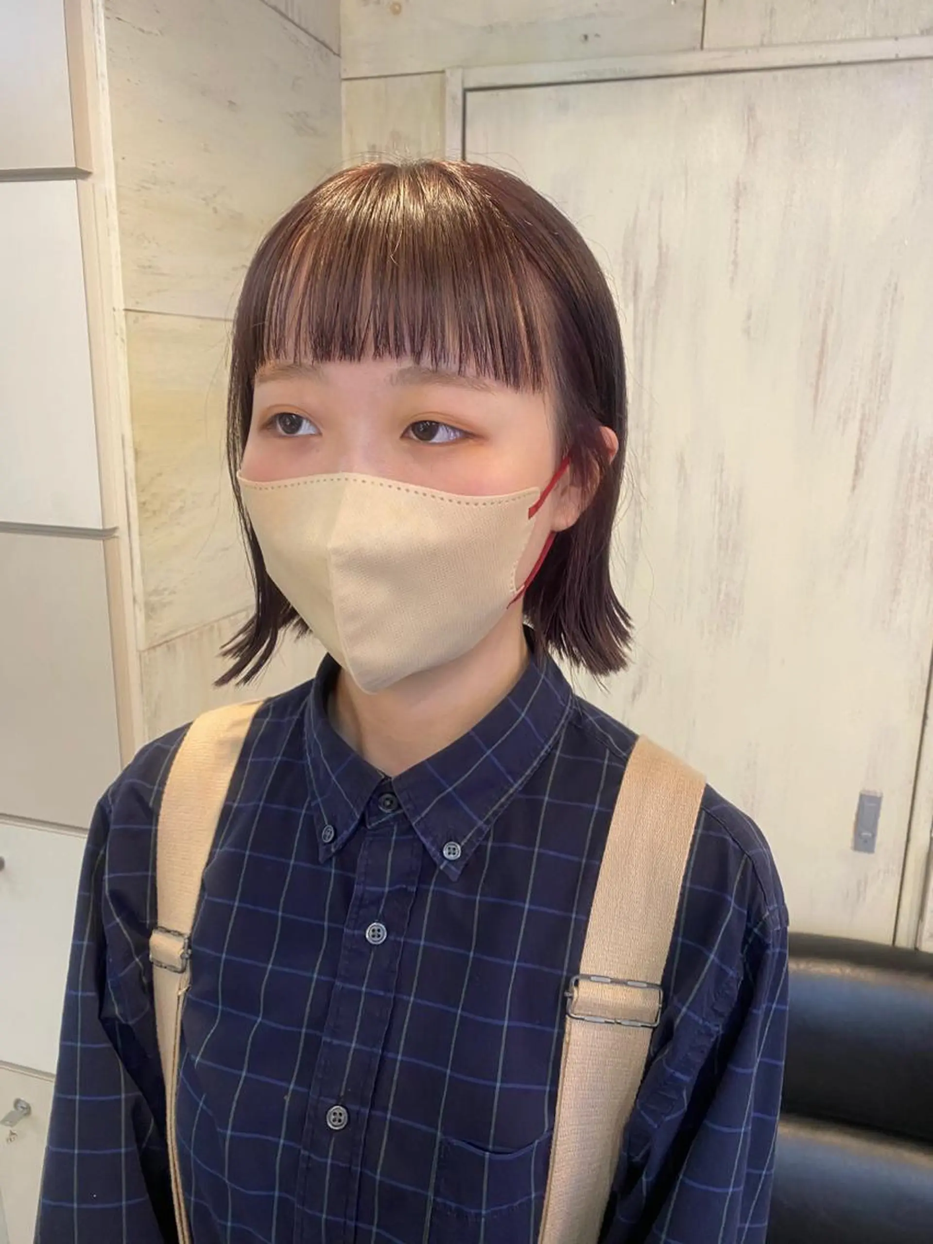 ショート カラー パーマ ヘアアレンジ 立川🤍韓国ヘア/ レイヤー🇰🇷🖤のヘアスタイル