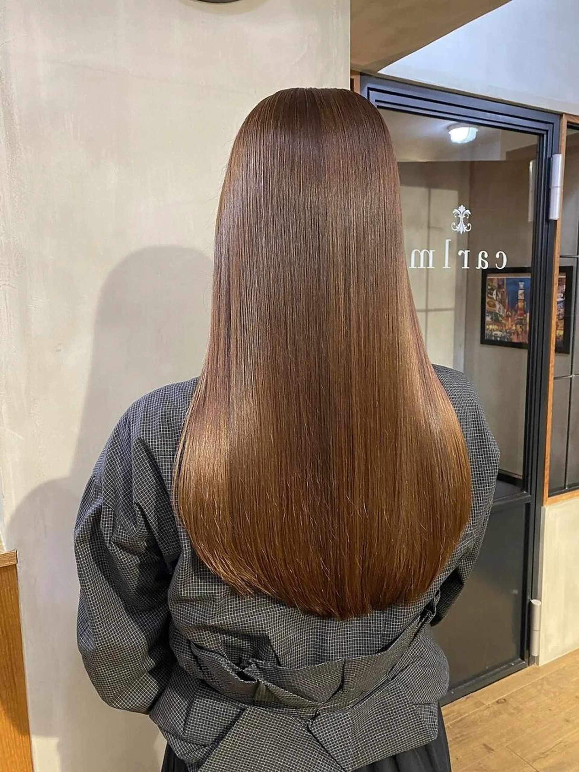 ロング 縮毛矯正 トリートメント carlm【カールム 】薬院・今泉のヘアスタイル