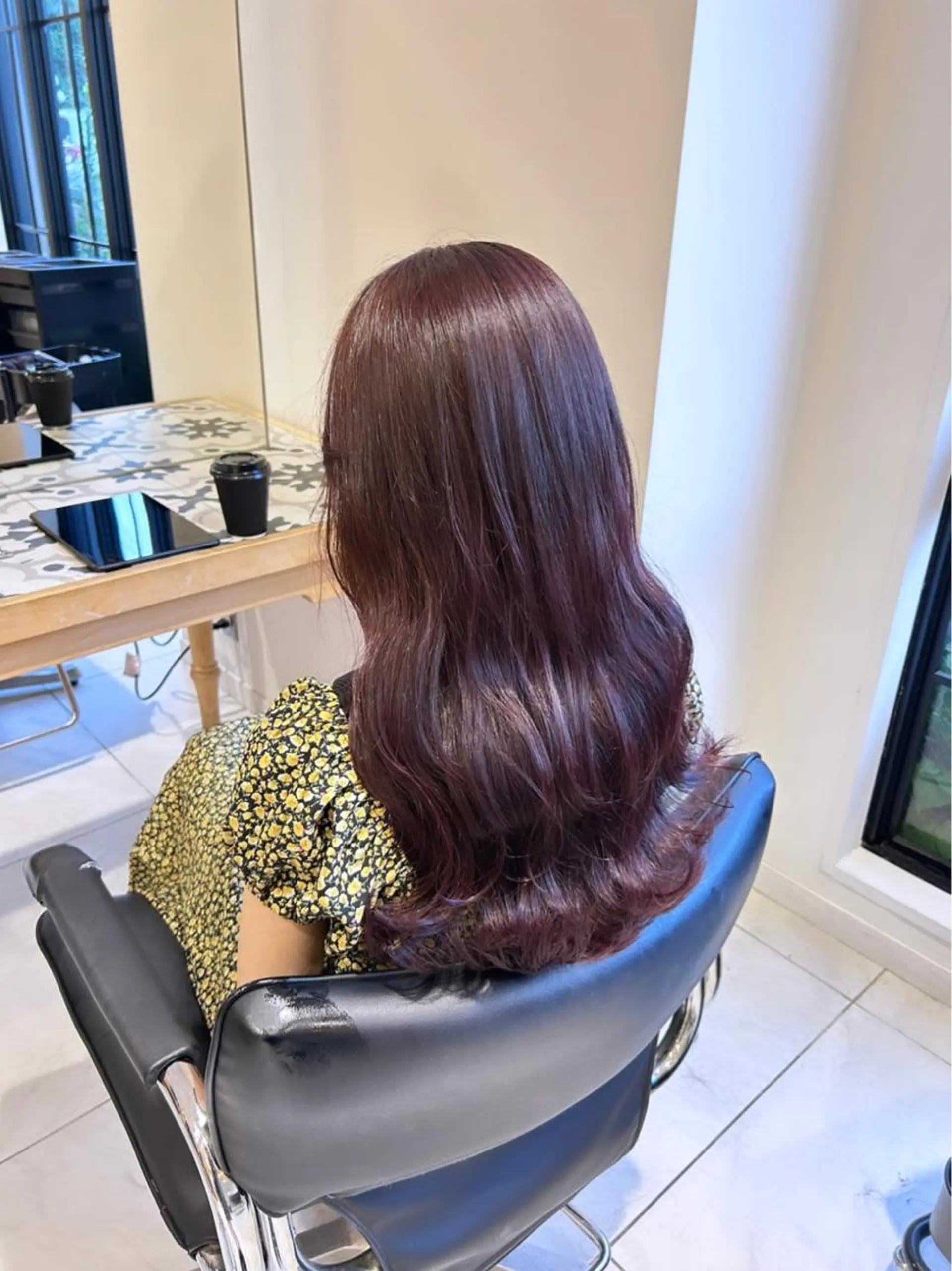 カラー ピンクカラー ヘアカラー トリートメント ヘッドスパ ヘアセット miko🪽地毛風/ ハイトーン/レイヤーのヘアスタイル