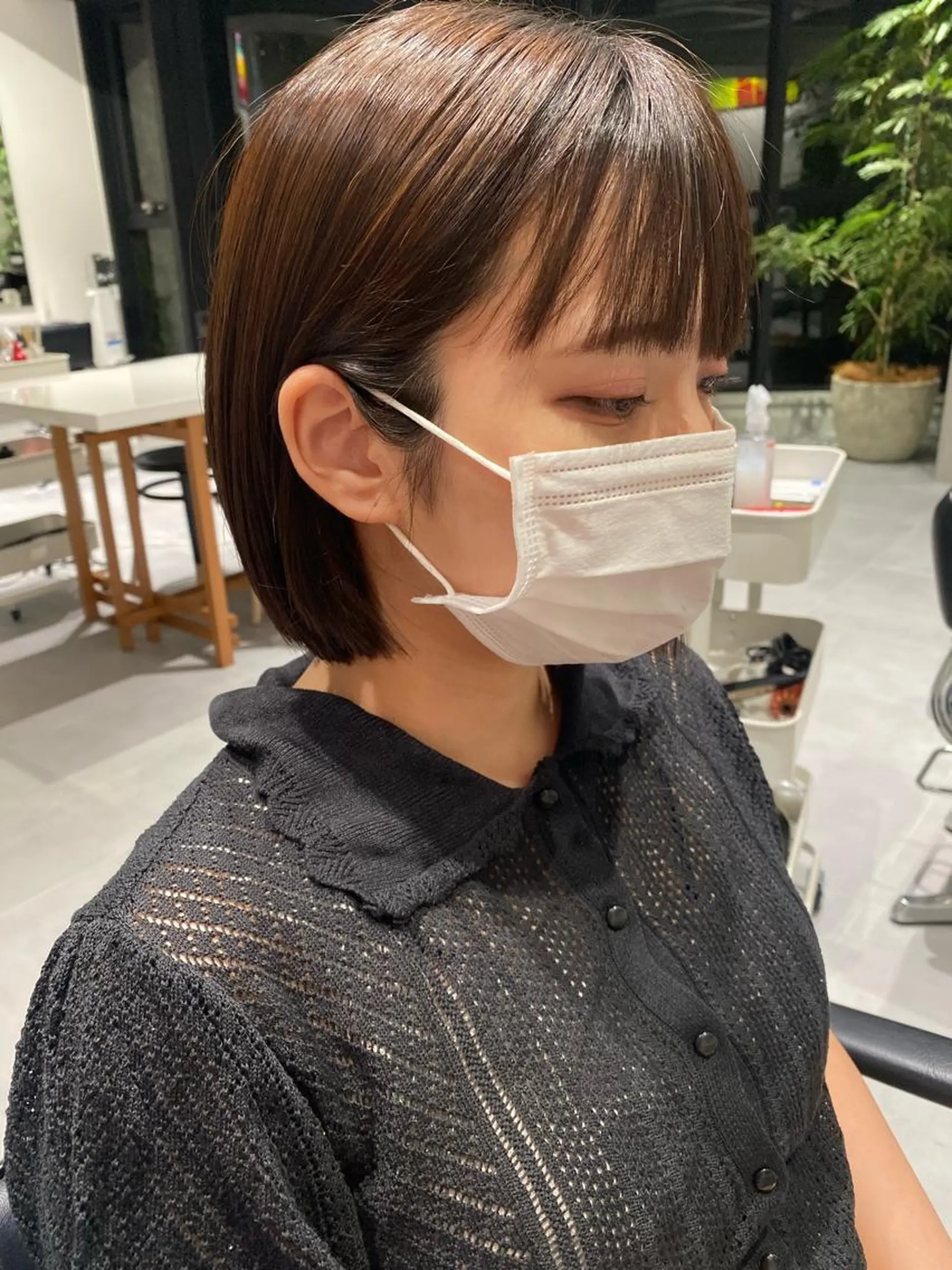 ショート カラー ヘアアレンジ ボブ stylist/蛯谷 珠里のヘアスタイル