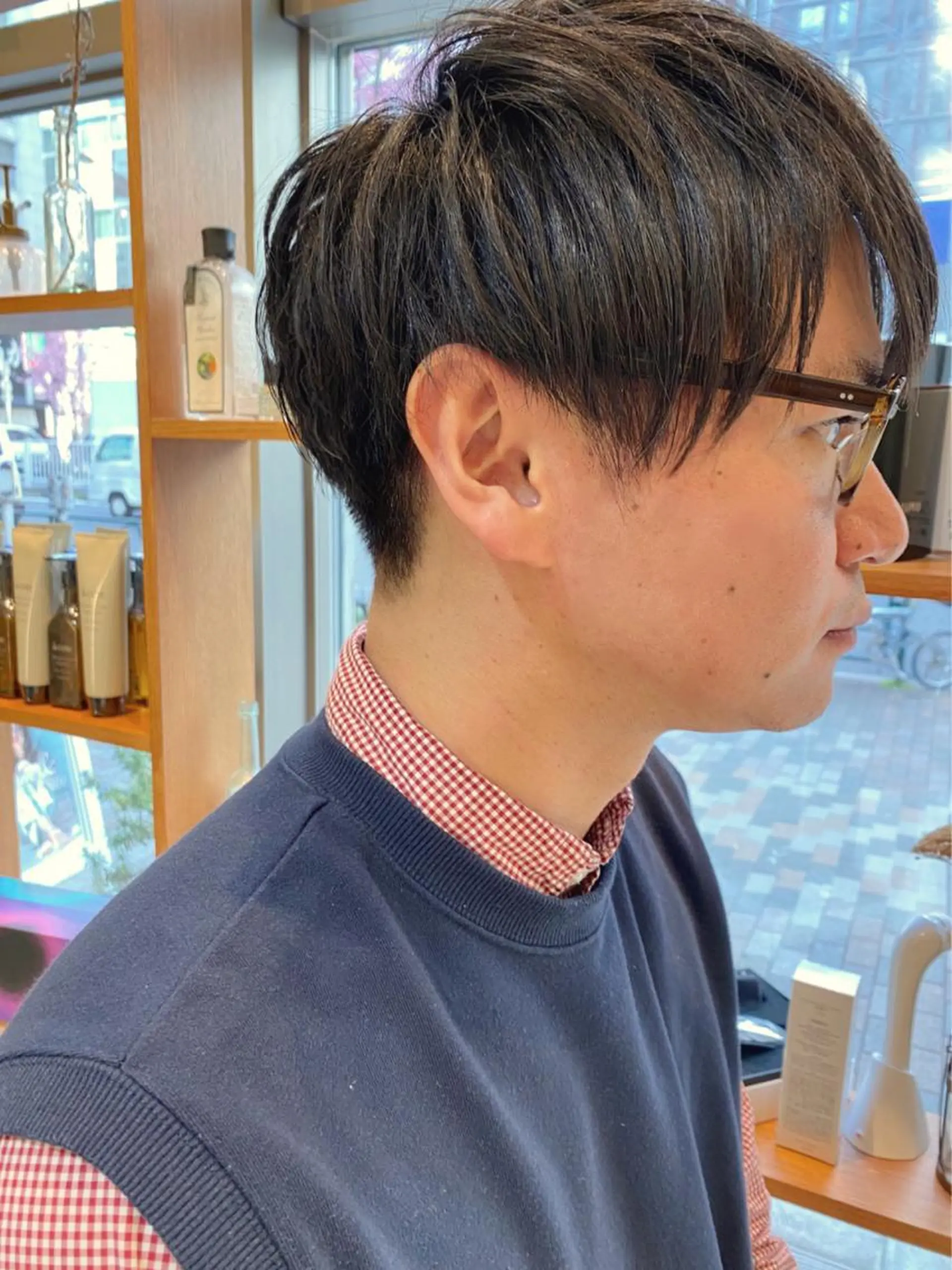 メンズ ツーブロック 刈り上げ 赤み消し/透明感 🪽◝✩ 武者春花のヘアスタイル