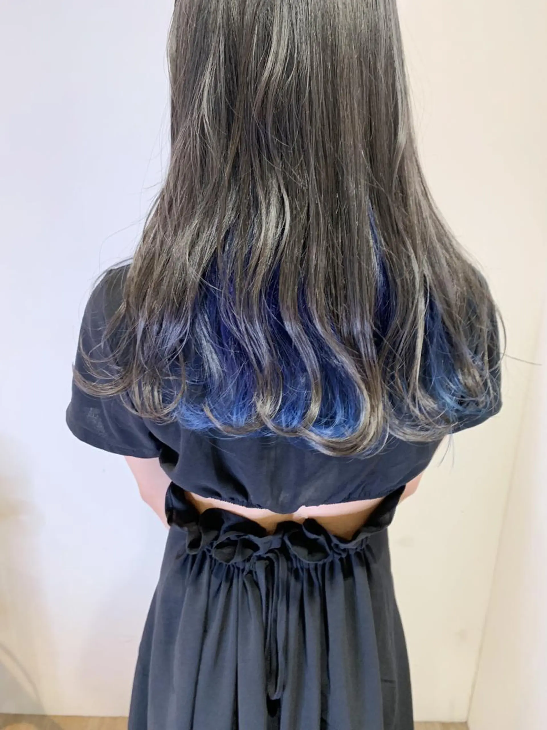 ロング カラー インナーカラー ヘアカラー エクステ KAZUMAのヘアスタイル