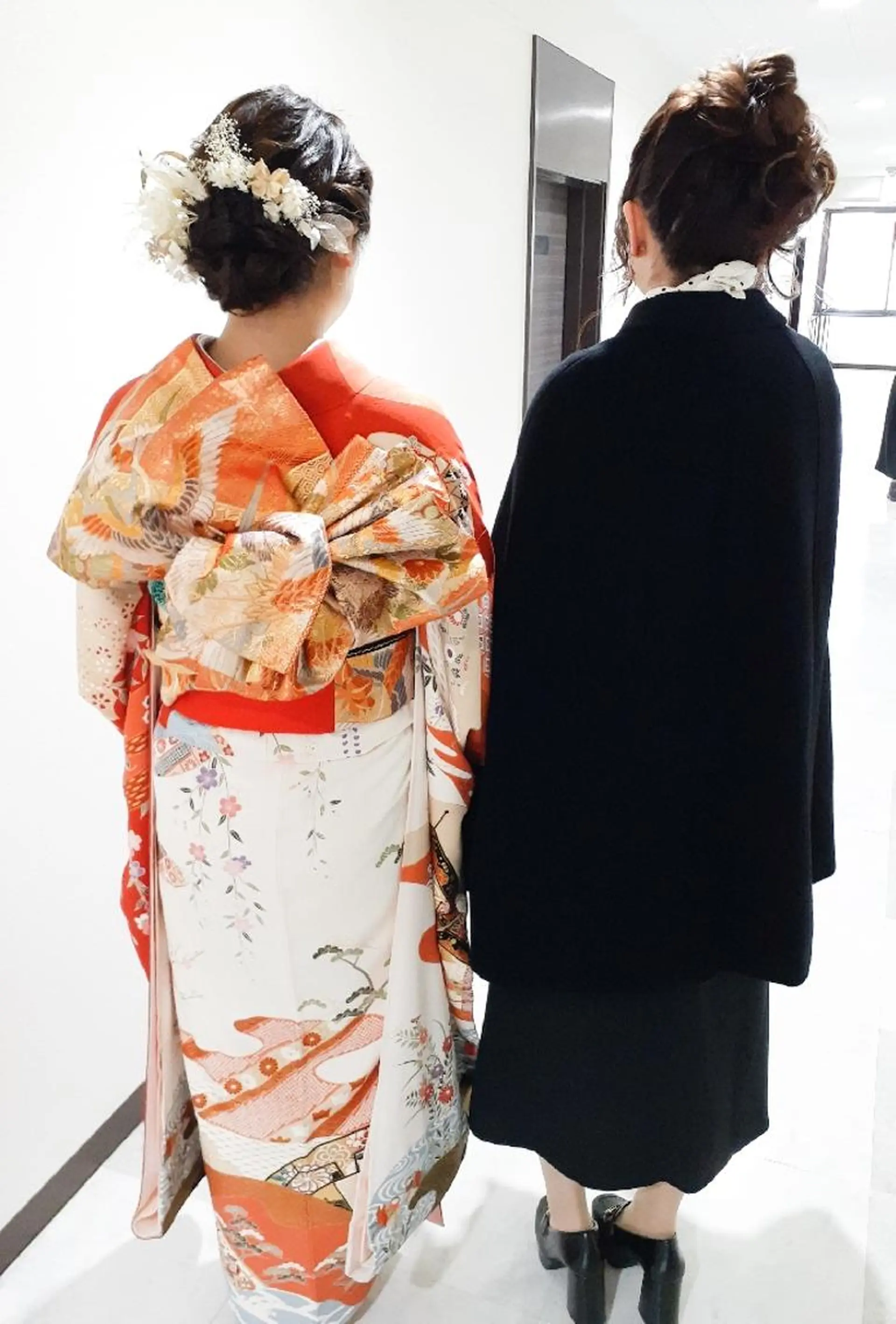 セミロング ヘアアレンジ 着付け Hair&Make  Delight*のヘアスタイル