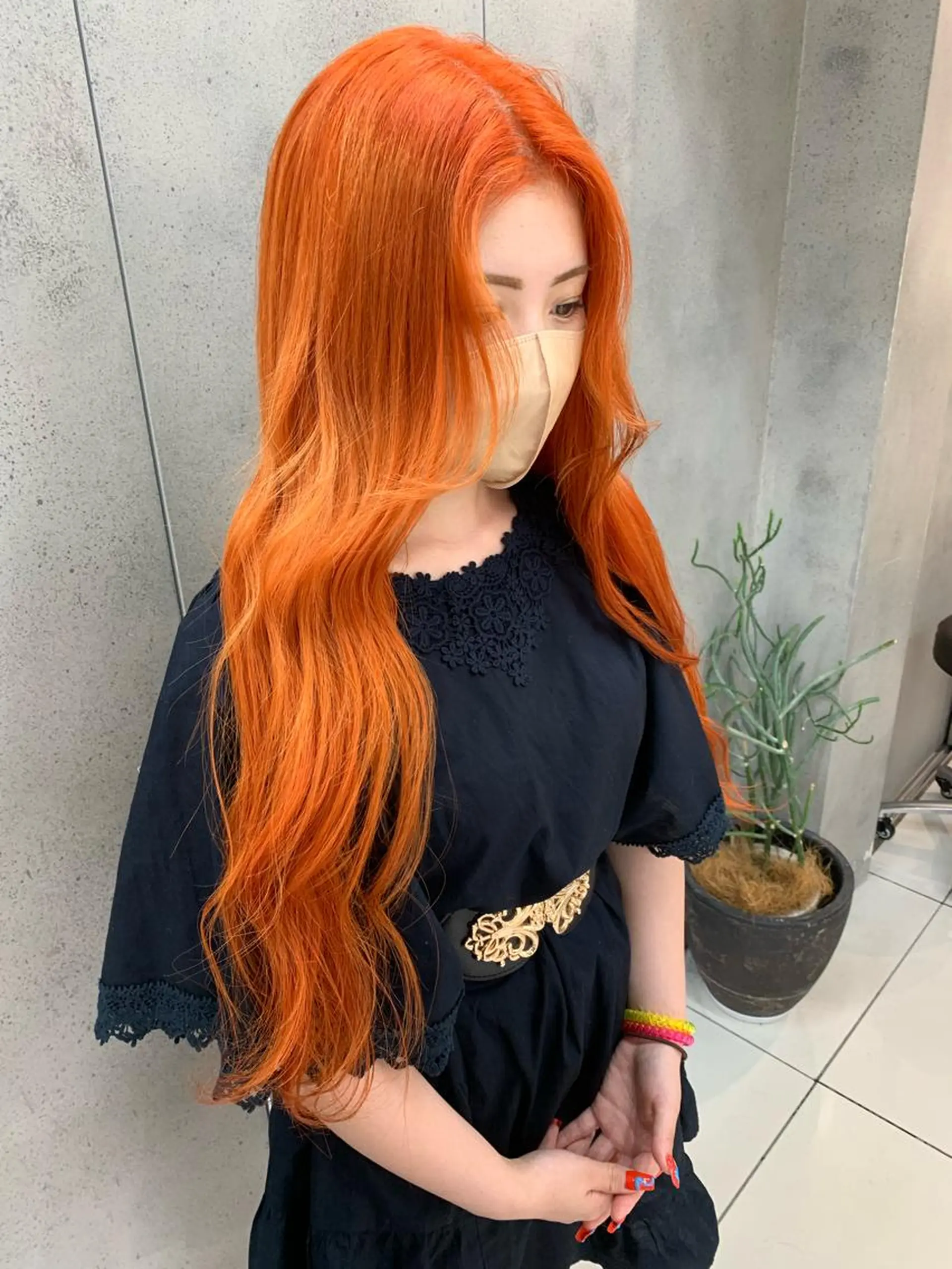 ロング カラー raika .のヘアスタイル