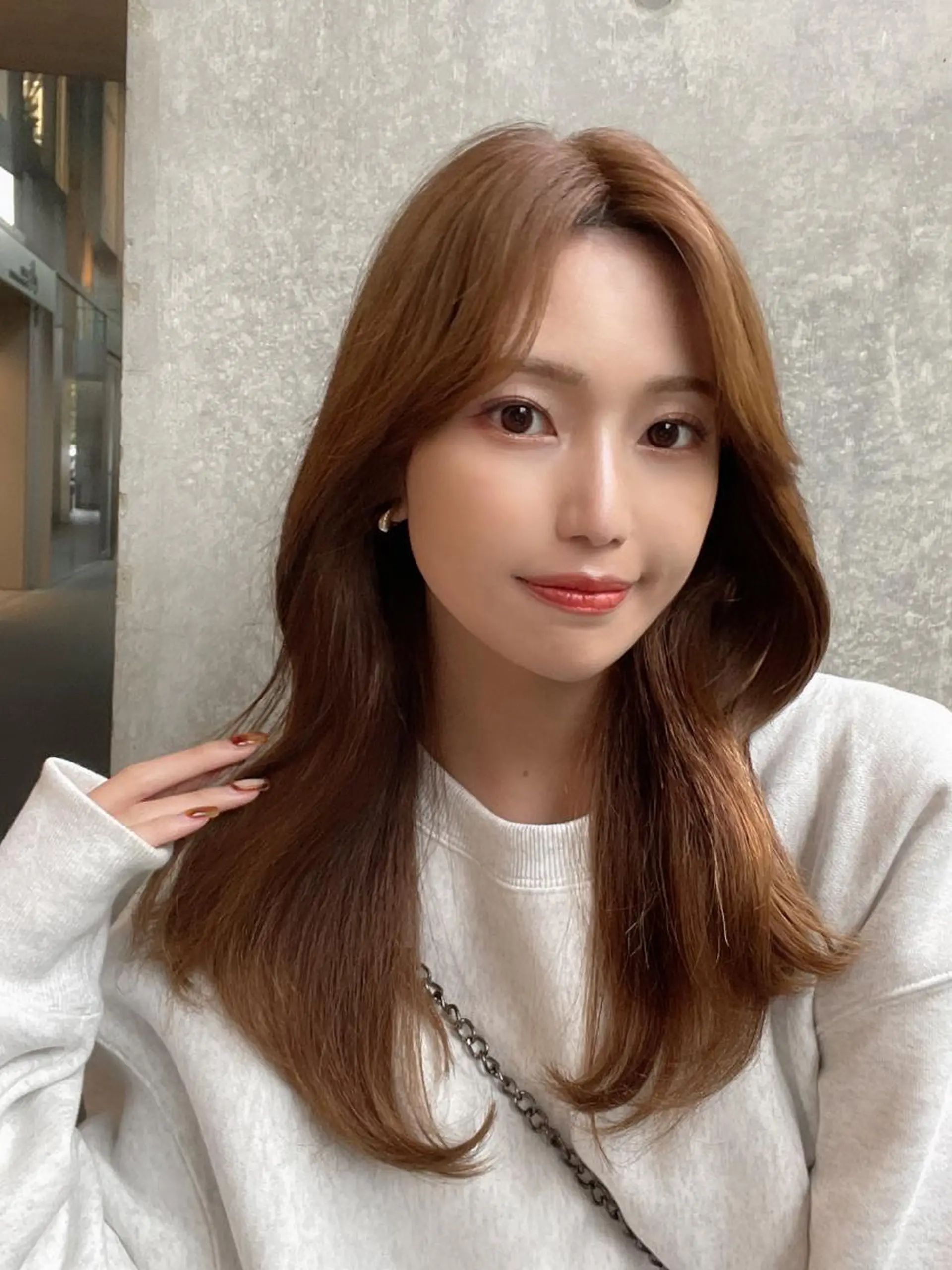 ロング カラー 顔周り特化/韓国ヘア /レイヤー/吉野幸大のヘアスタイル