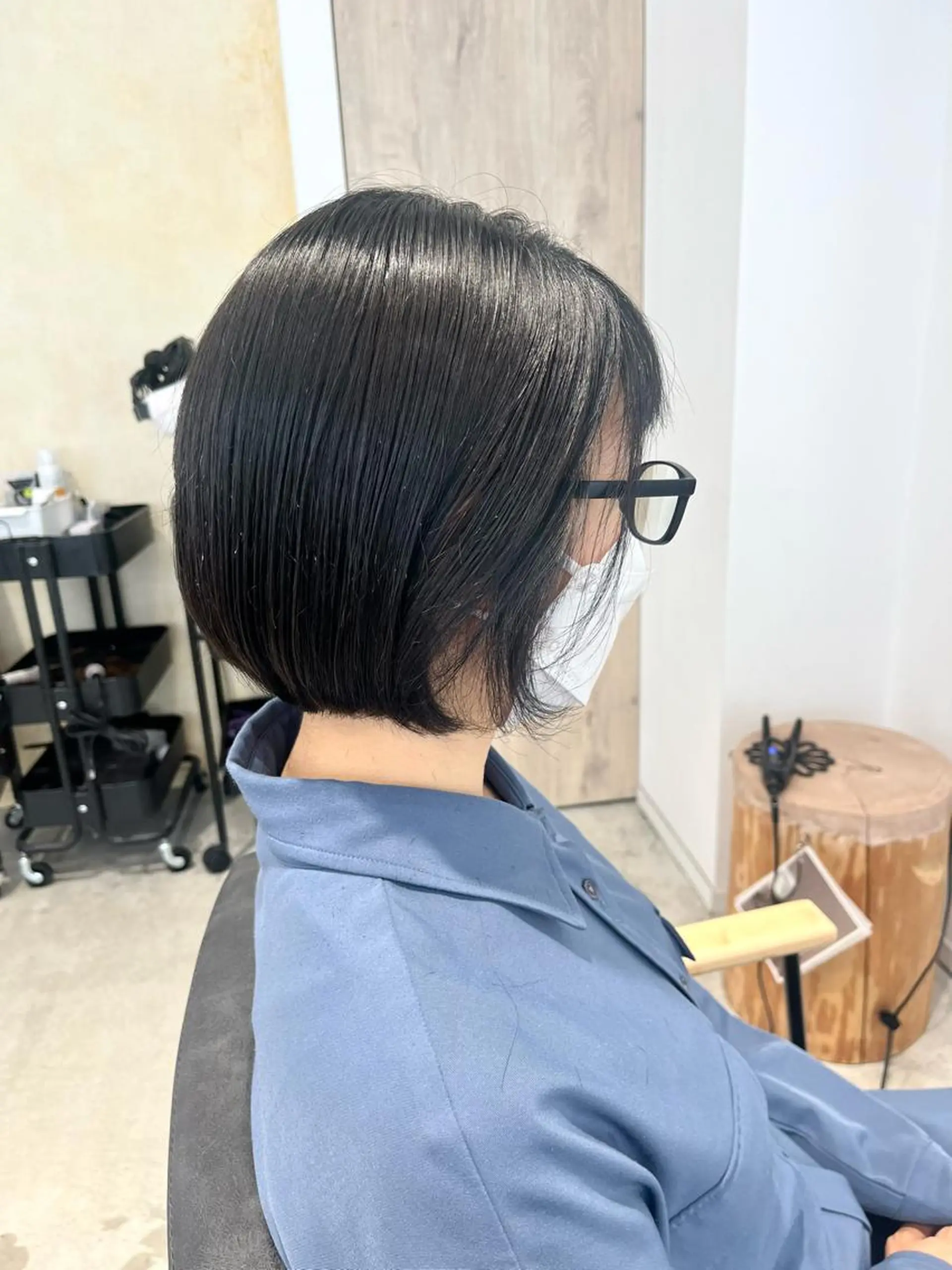 ショート カラー ショートボブ ボブ ショートヘア カット ヘアカラー トリートメント ボブ/美髪矯正 /佐藤　奈巳のヘアスタイル