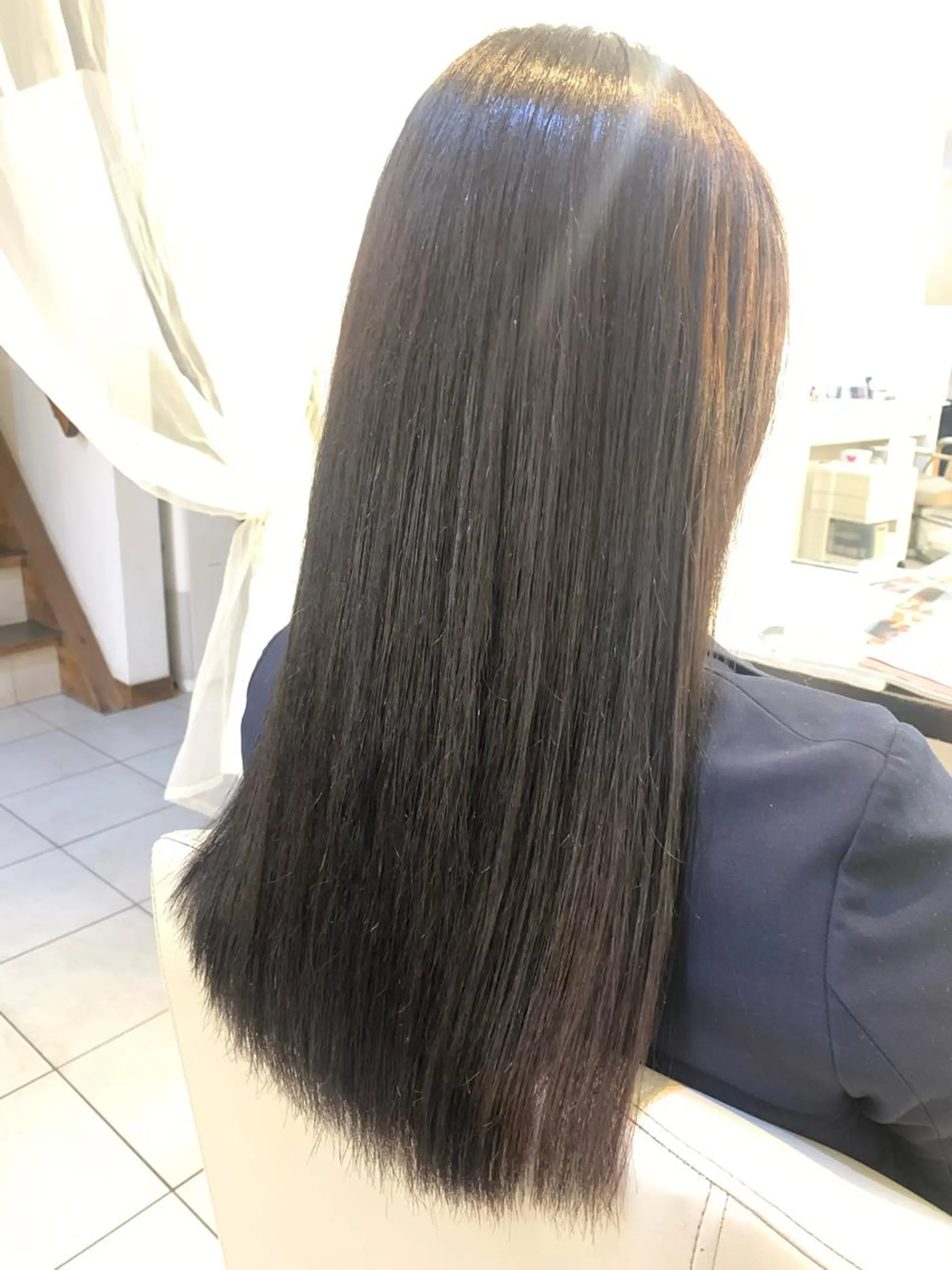 ロング パーマ 縮毛矯正 ストレートパーマ カット fiorista 🫧Miu  otaのヘアスタイル