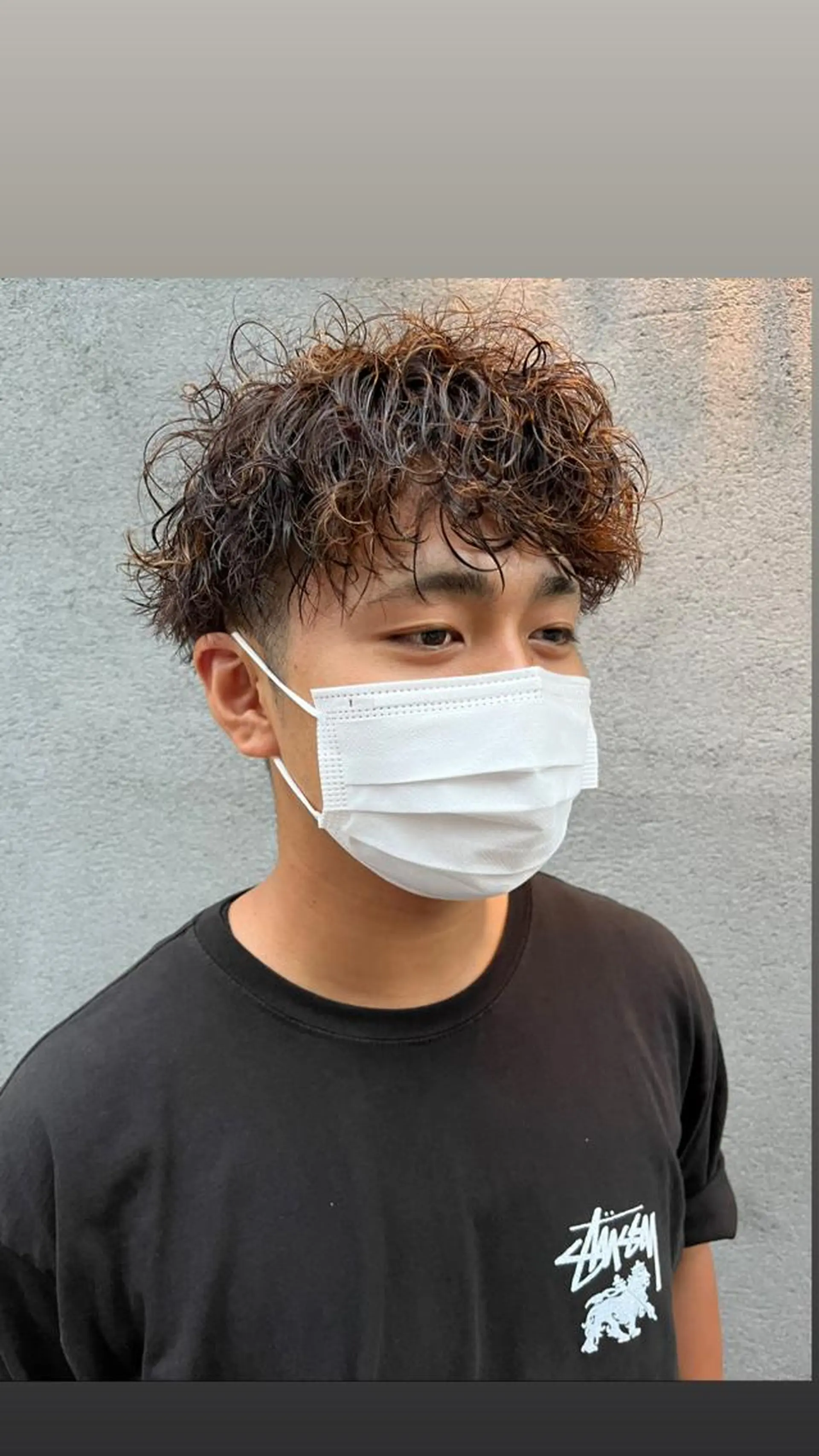 パーマ メンズ パーマ／透明感 🍃Hidetoraのヘアスタイル