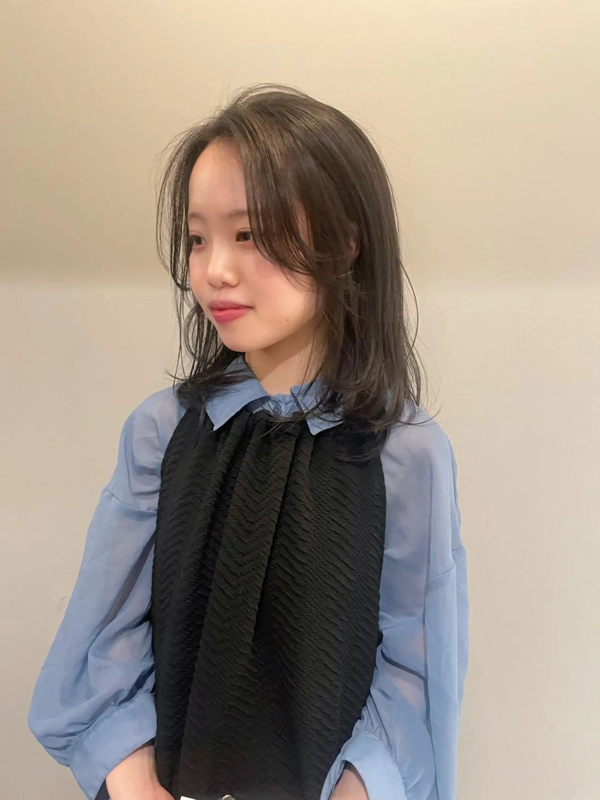 ミディアム レイヤーカット tete nico所属・似合わせ/ヘアカラー nanami🌸のヘアスタイル