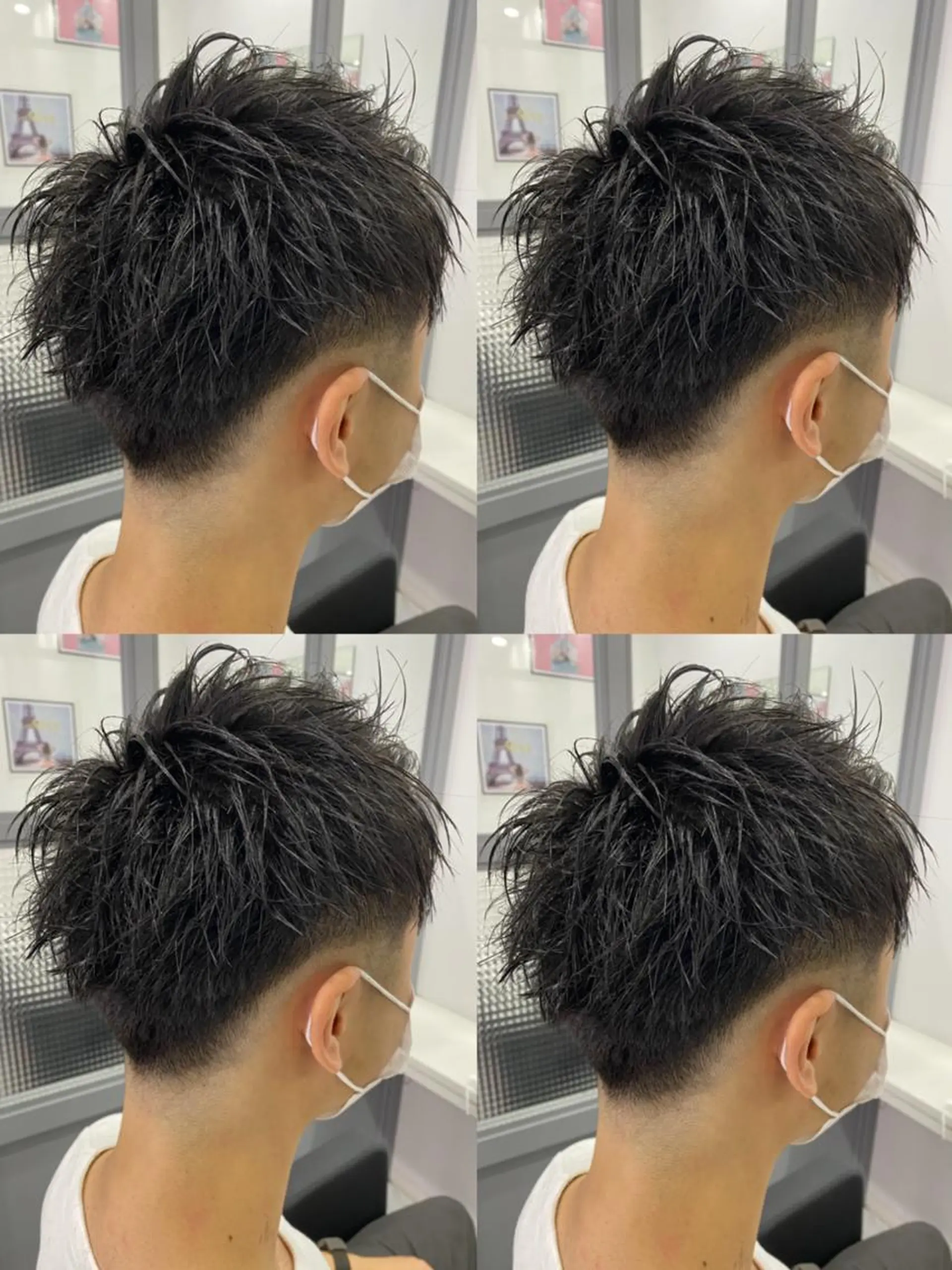ショート カラー パーマ ヘアアレンジ メンズ 🔥メンズパーマ特 化🔥渡辺一翔🔥のヘアスタイル