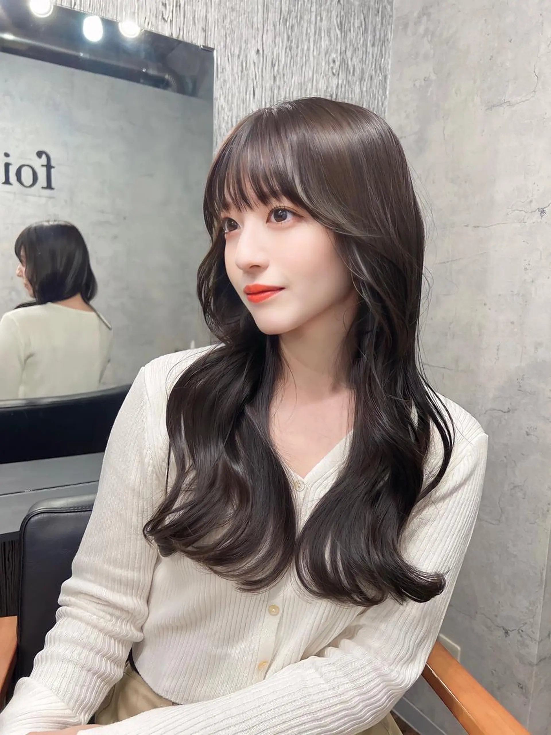 ロング カラー 韓国レイヤー/ 顔周り💕田中将吾のヘアスタイル