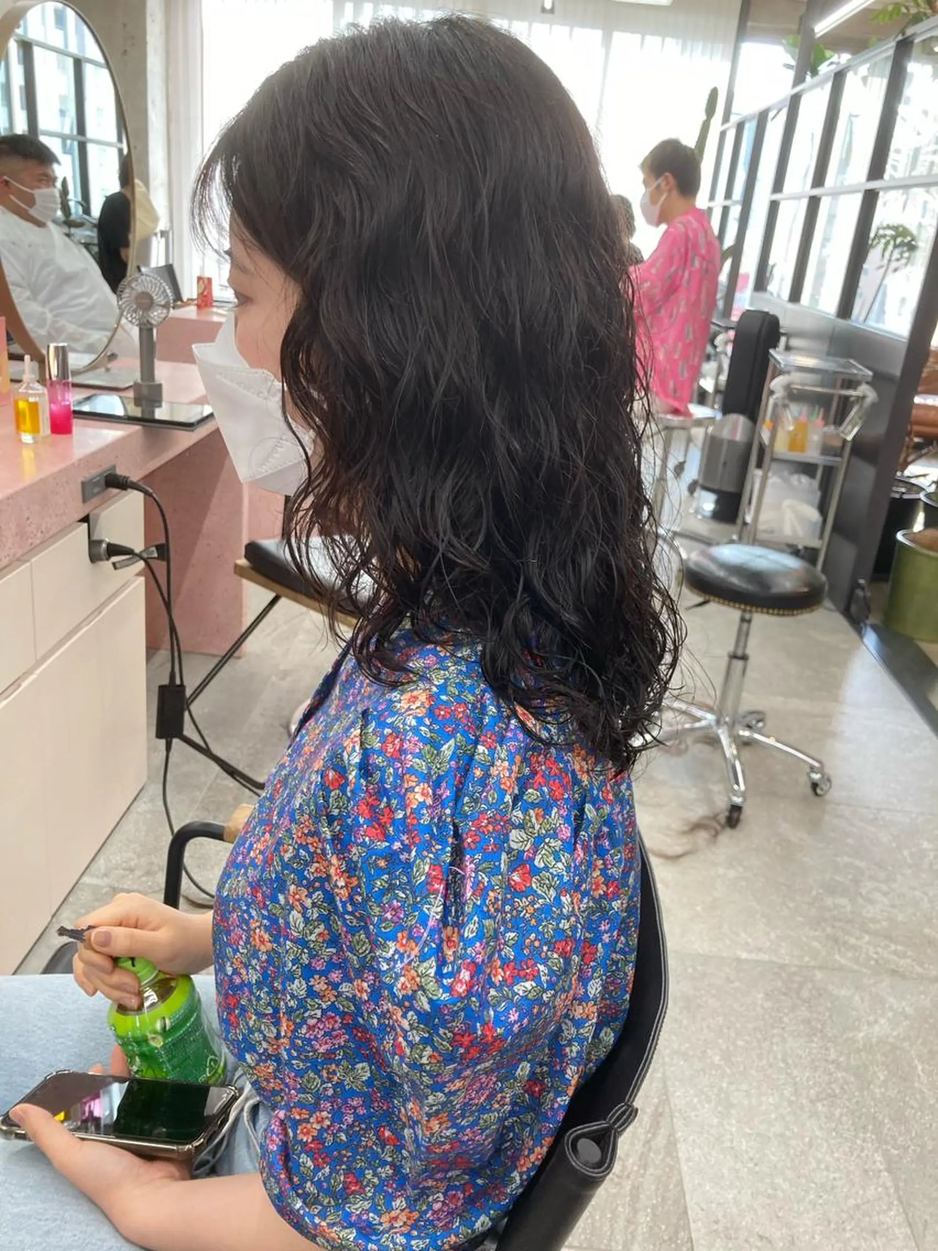 セミロング パーマ セミロングパーマ カット ヘアカラー パーマ 小木曽智美 /ボブ/ショートのヘアスタイル