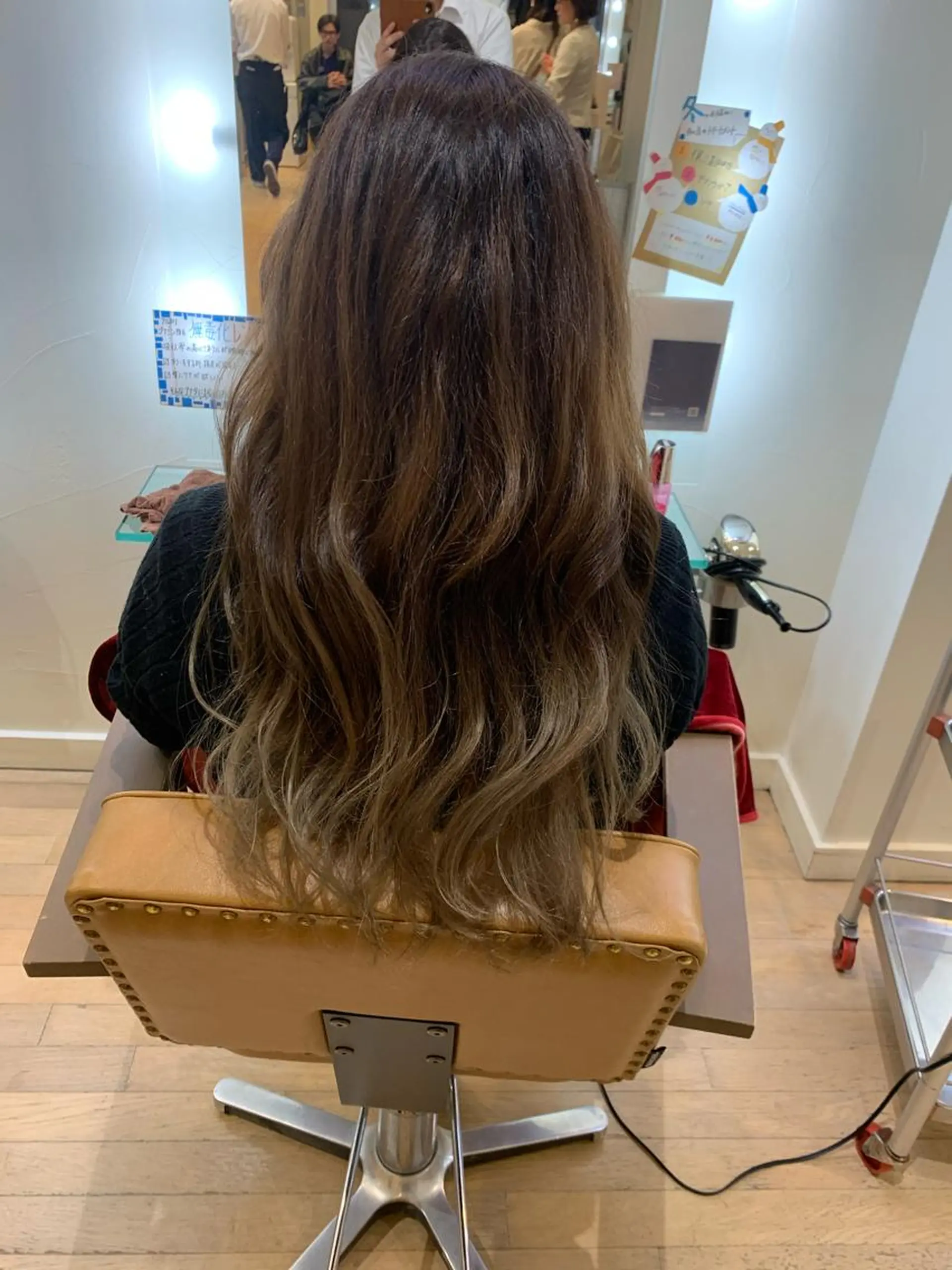 ロング カラー ヘアアレンジ バレイヤージュ レイヤーカット 【メンズモデル募集】 Bassa所沢のヘアスタイル