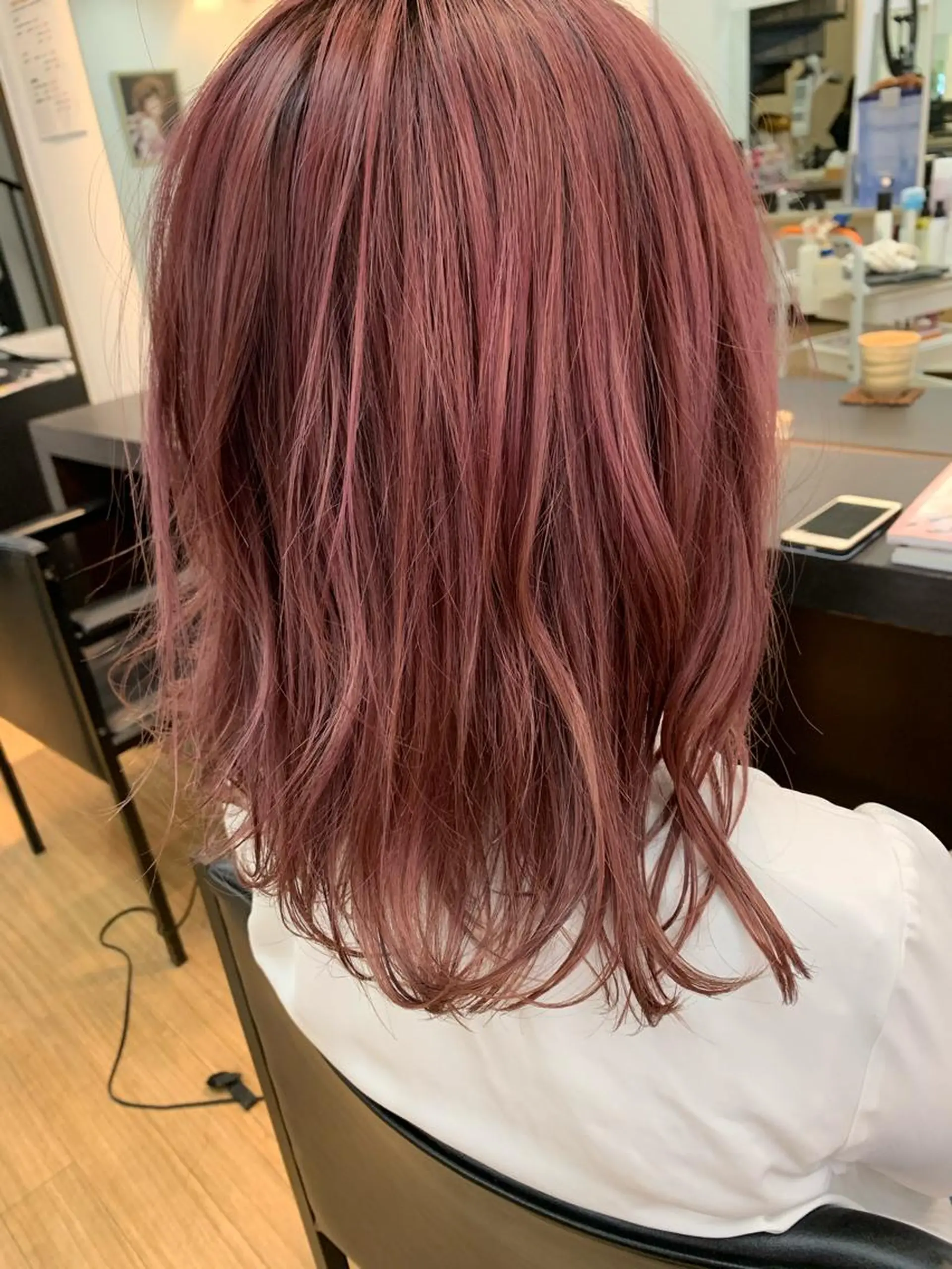 ミディアム カラー IORI #韓国ヘア#髪質改善のヘアスタイル