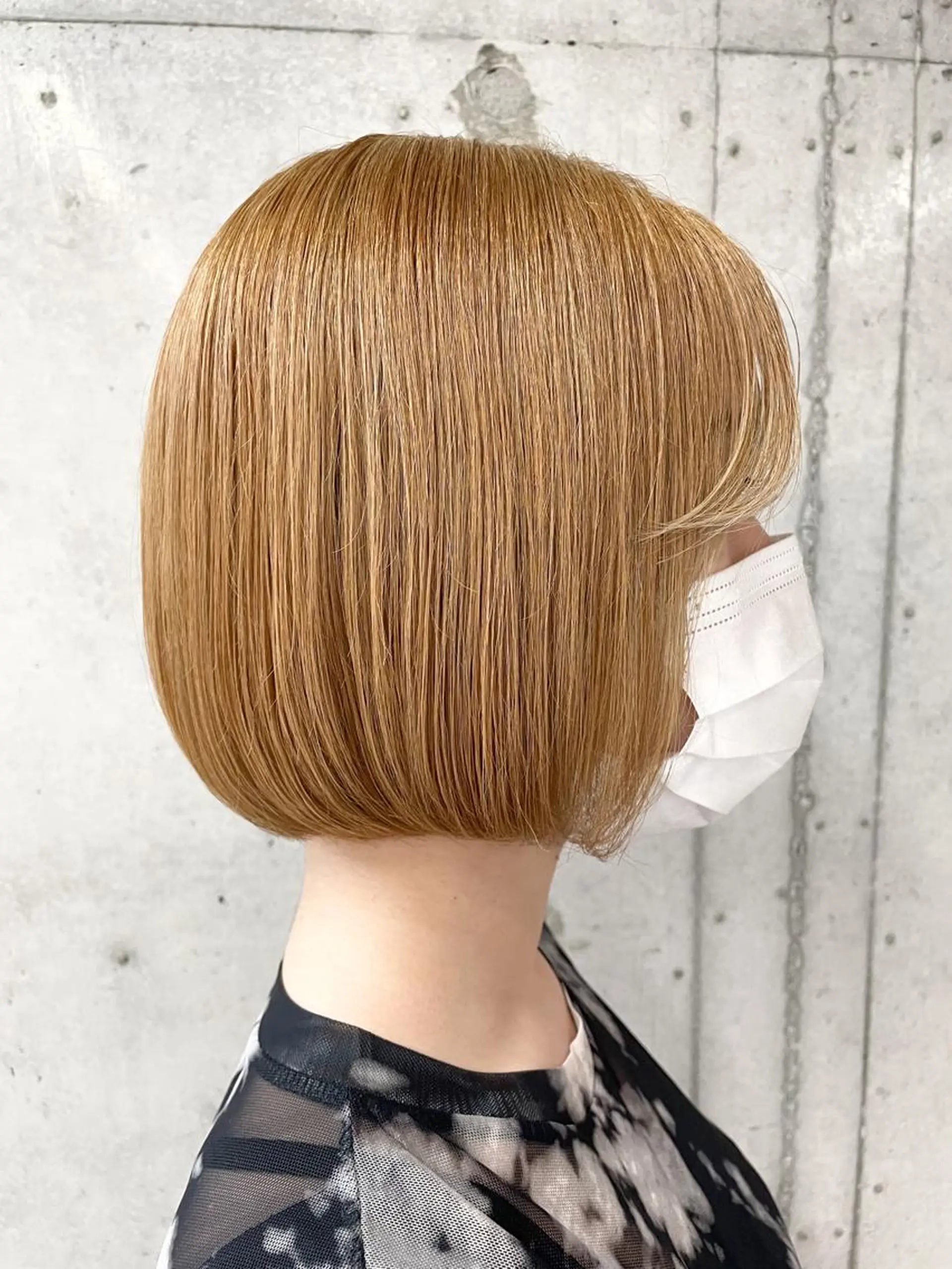 ミディアム カラー カット ヘアカラー 女性に人気♪ はやしほのかのヘアスタイル