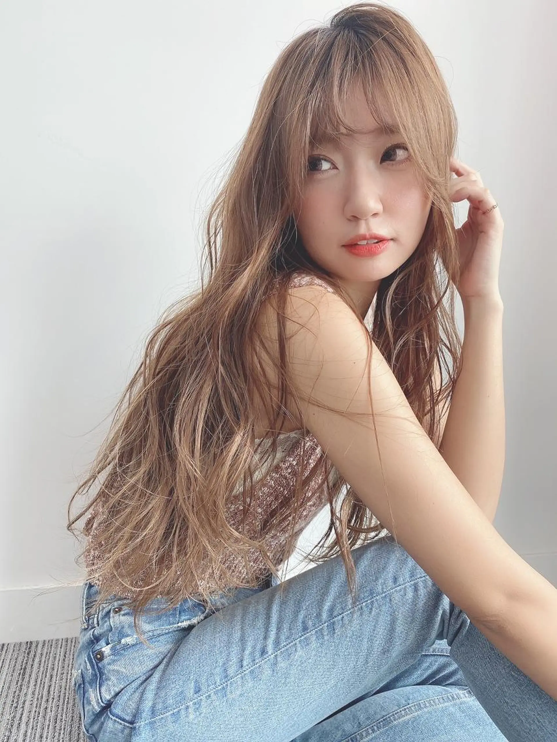 ロング カラー レイヤーカット ロング ⭐️迫田 ゆう⭐️のヘアスタイル