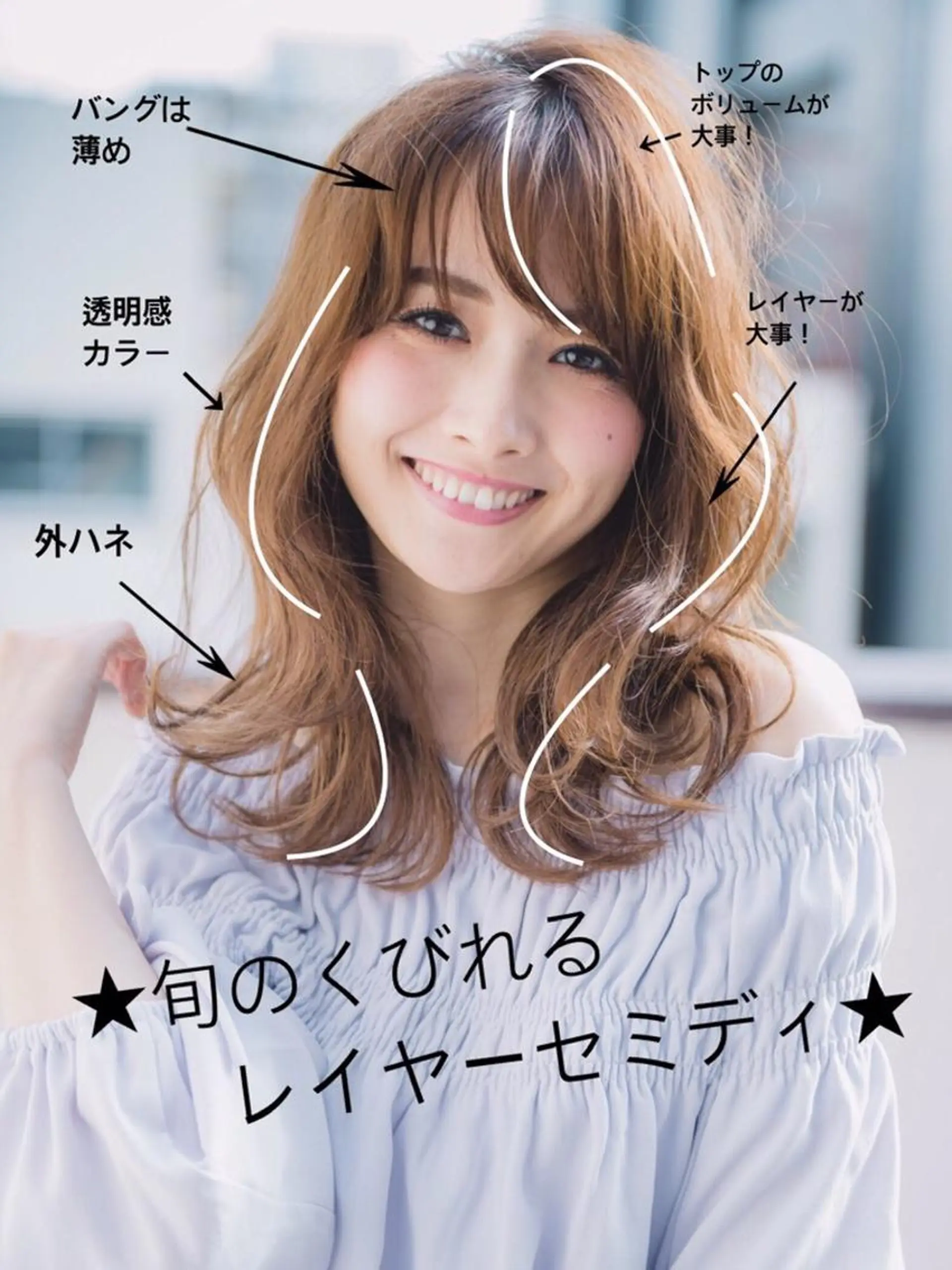 ミディアム マーブル東京 三軒茶屋 美容室のヘアスタイル