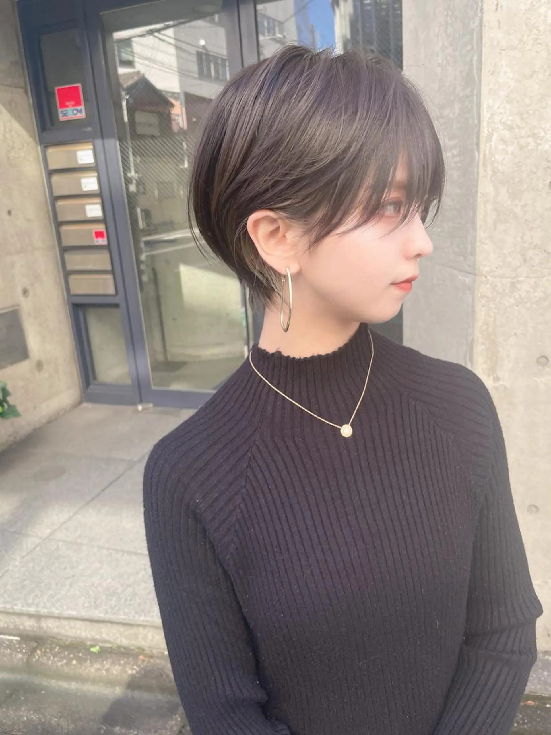 ショート カラー バレイヤージュ ブリーチ ケアブリーチ ダブルカラー グラデーションカラー 美髪/カラー 美容院🌈渡辺隼也のヘアスタイル