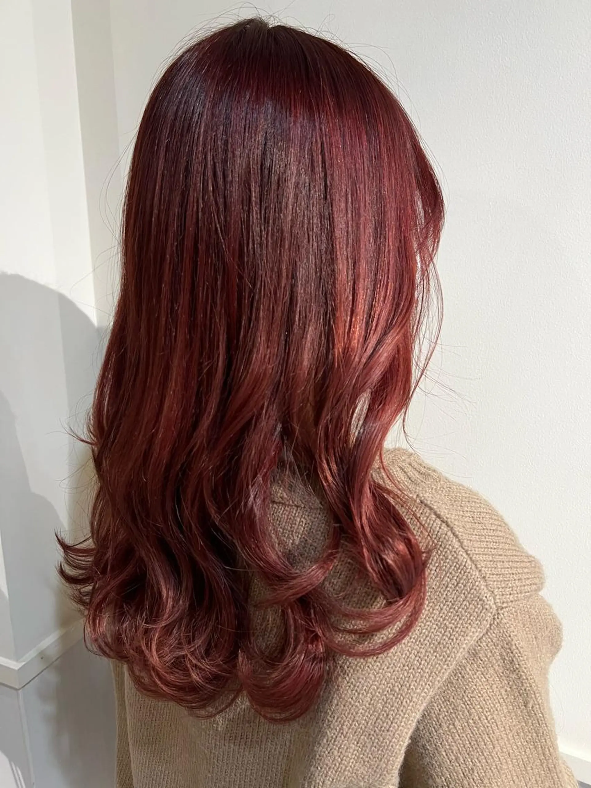 ロング くびれヘア 韓国風ヘア ながやま まいのヘアスタイル