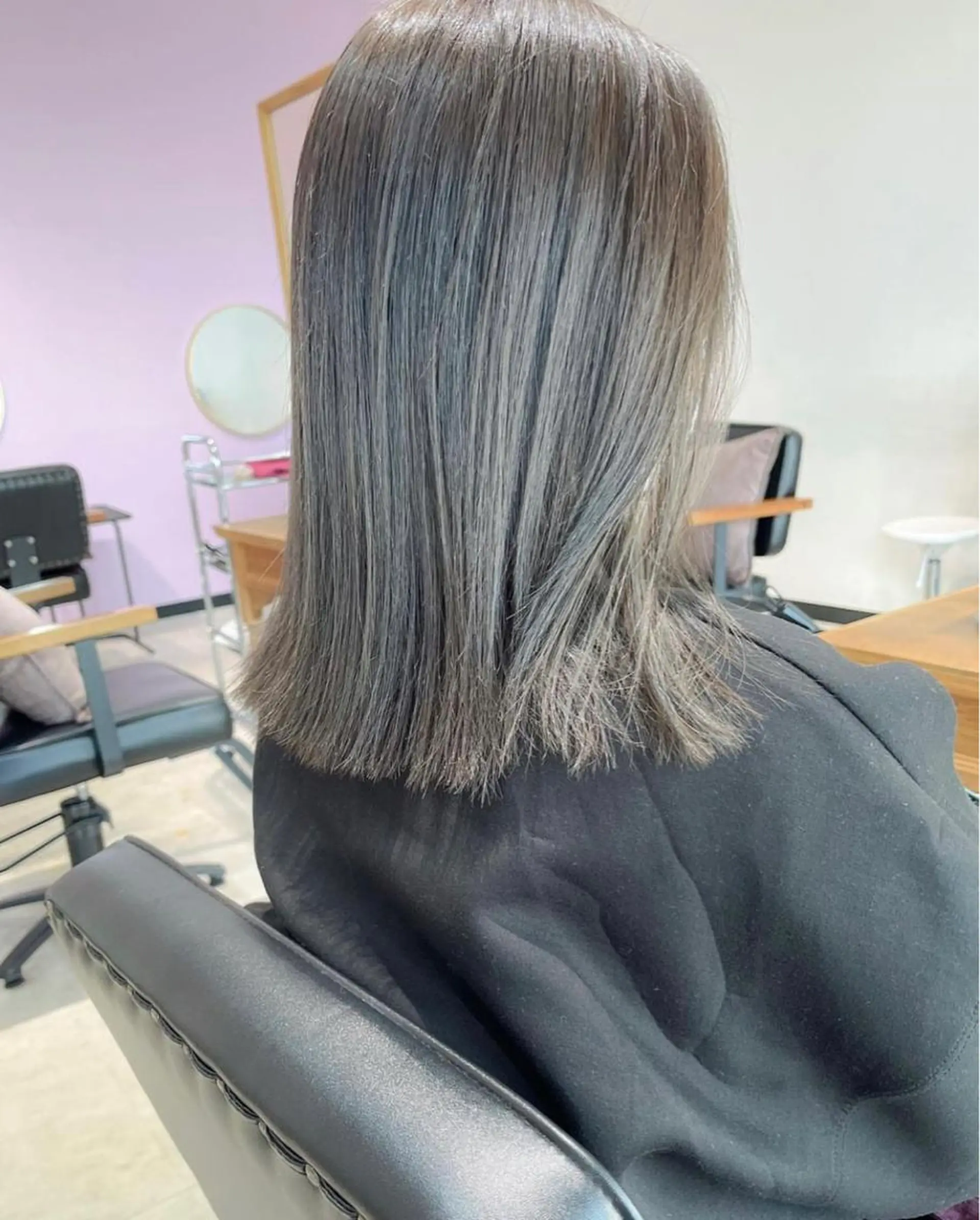 ミディアム カラー カット 縮毛矯正 MATTY yoshika 🐻のヘアスタイル