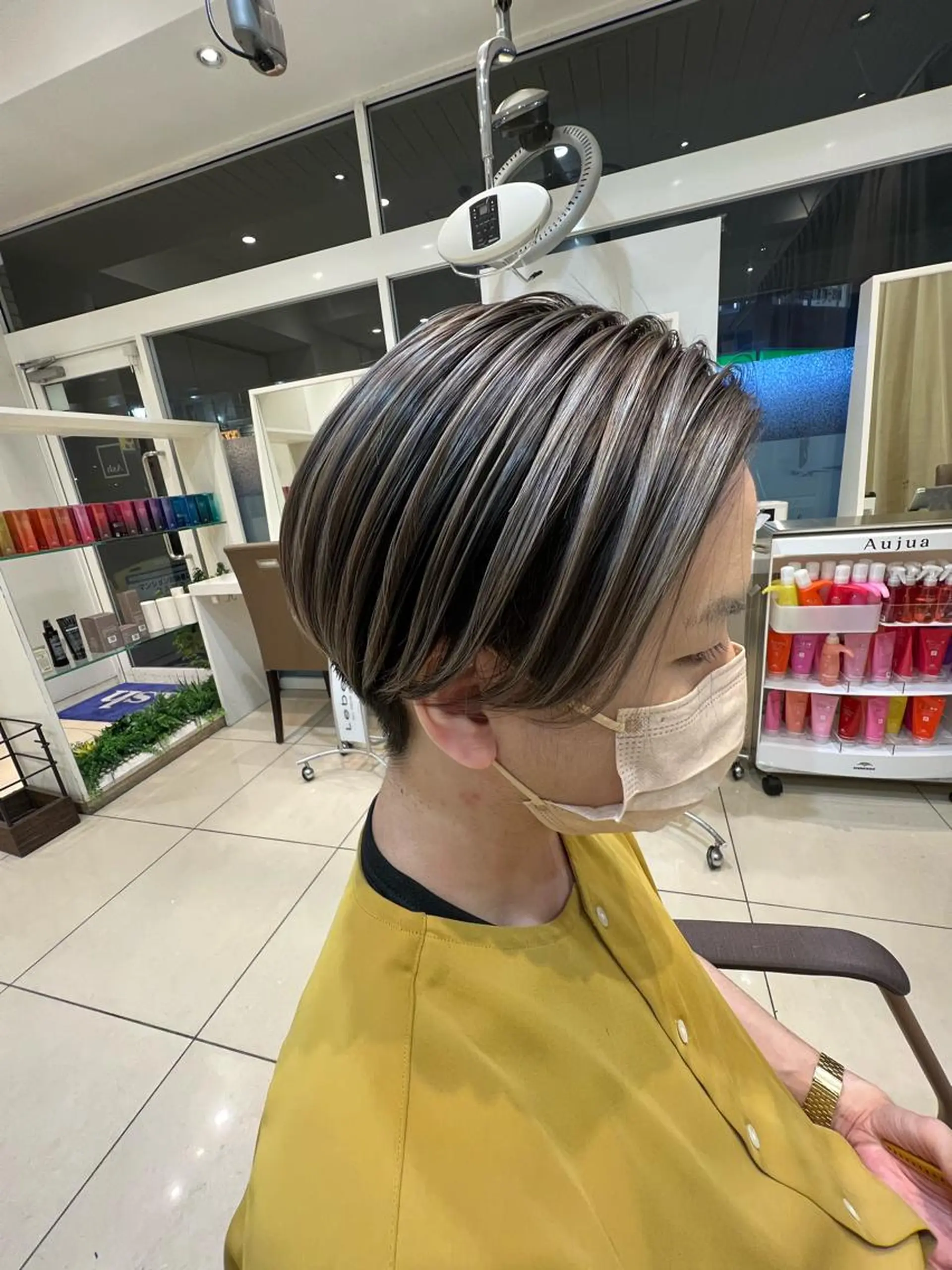 ショート カラー メンズ はだゆうき @hadadan08のヘアスタイル