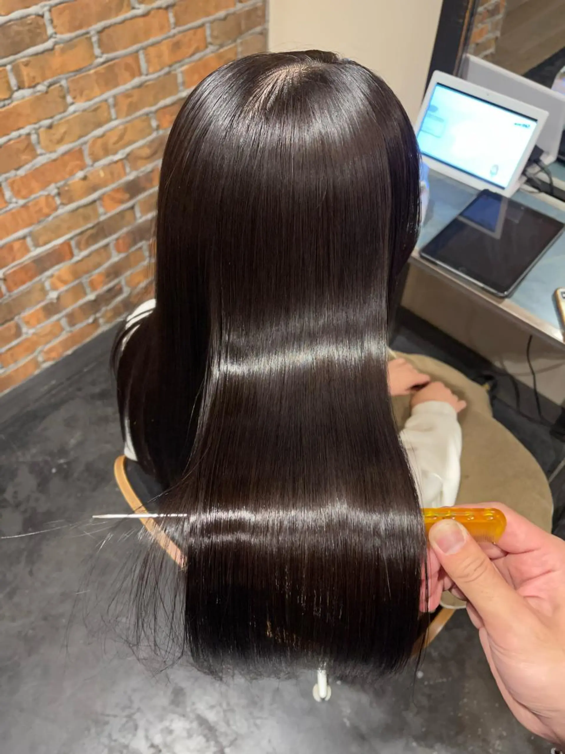 ロング 泉 堅也のヘアスタイル