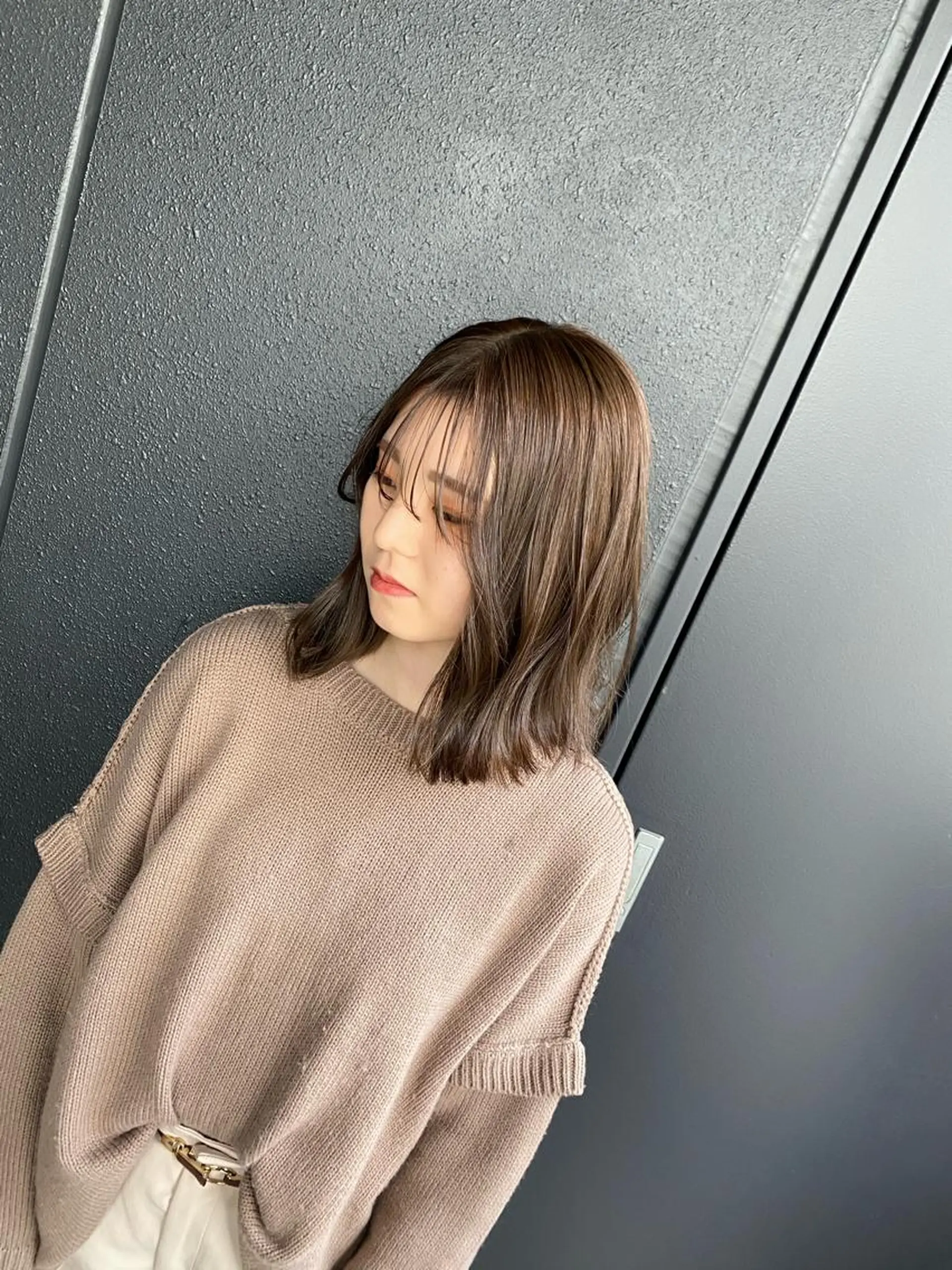 ミディアム カラー ナナシ所属・✨髪質改善／縮毛矯正 木村和司✨のヘアスタイル