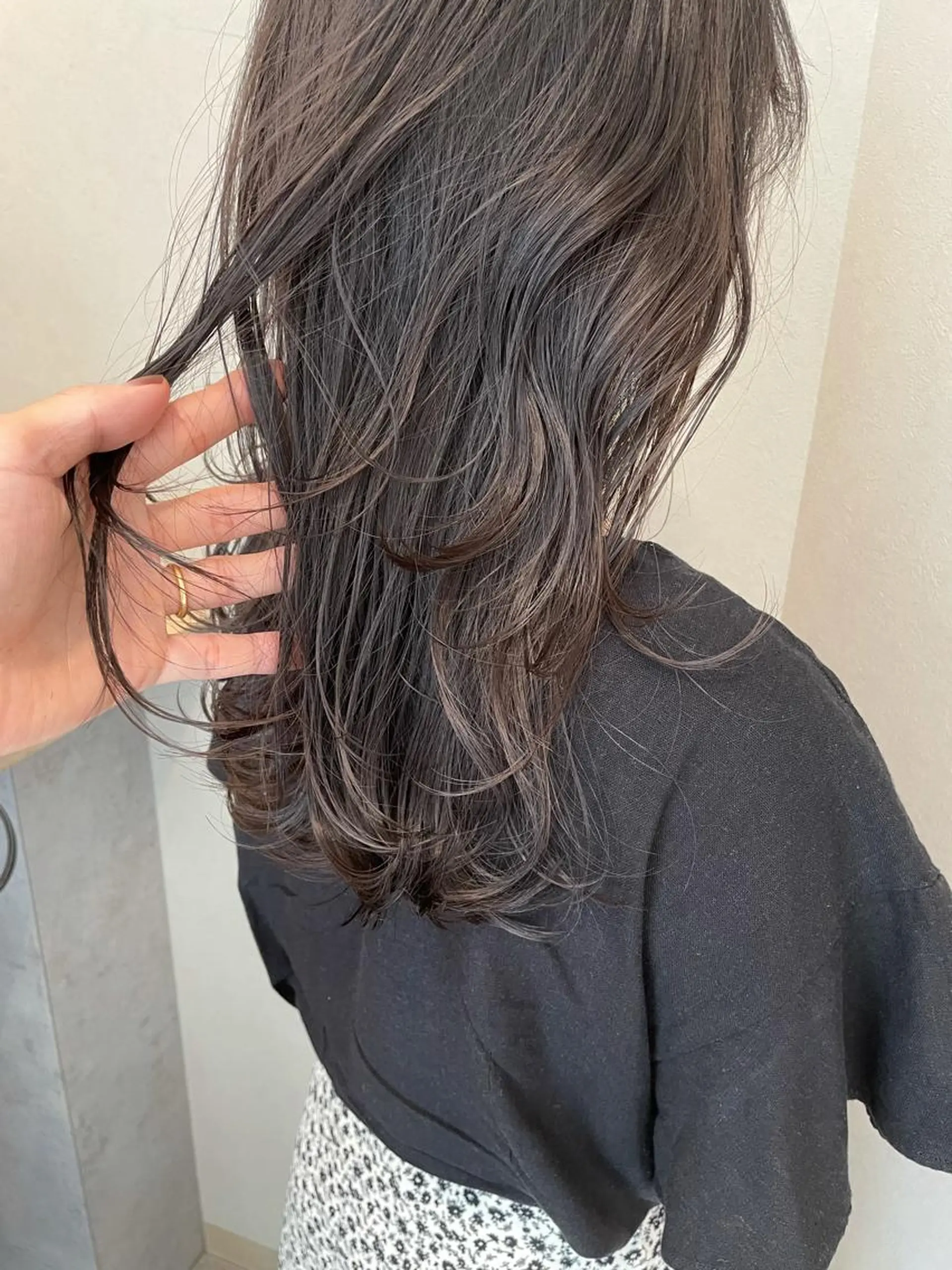 セミロング レイヤーカット カット トリートメント Letters〜letters hair design〜所属・ショート✨顔まわり マツモト　ショウゴのヘアスタイル