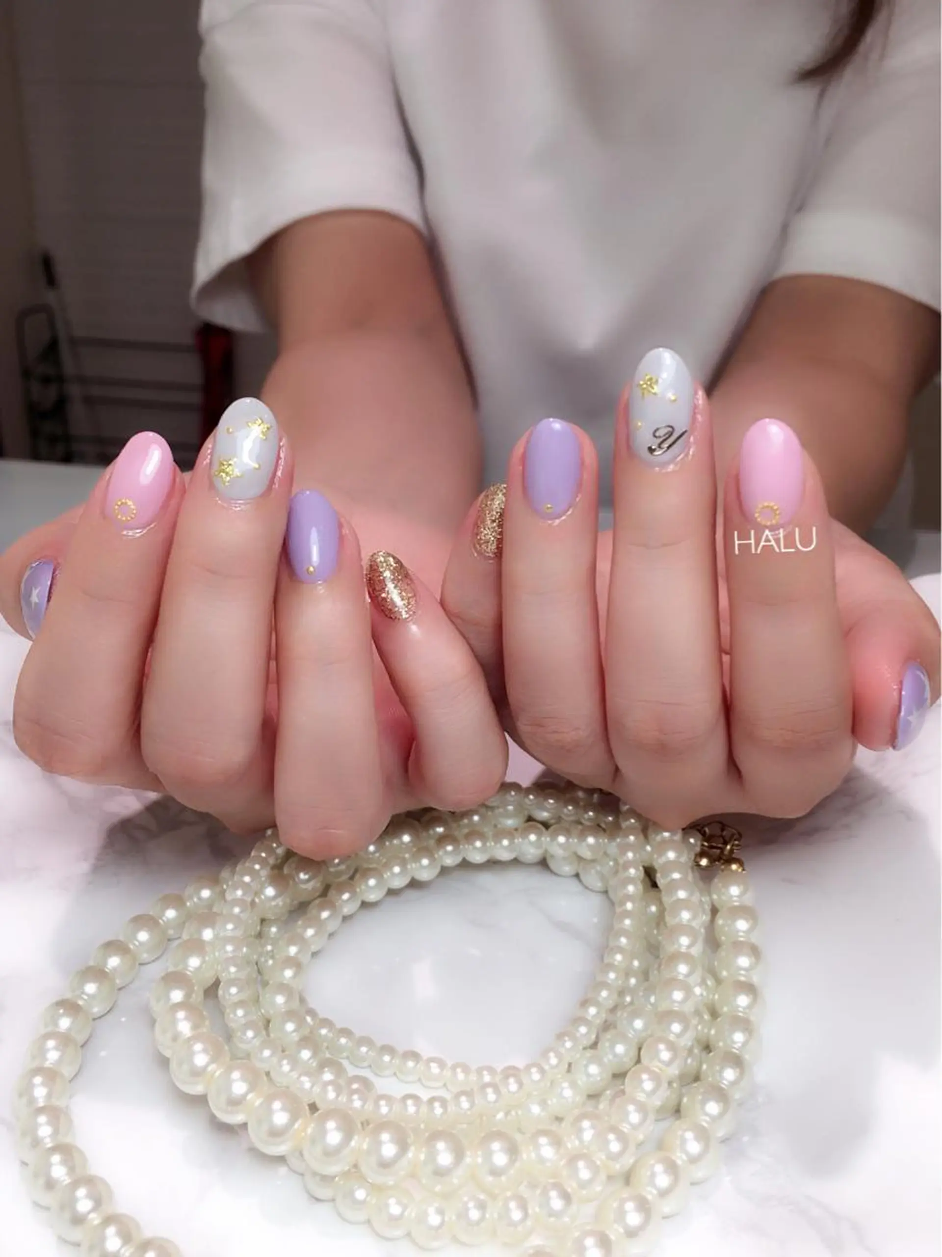 ネイル パステルネイル HALU ハルのネイルデザイン