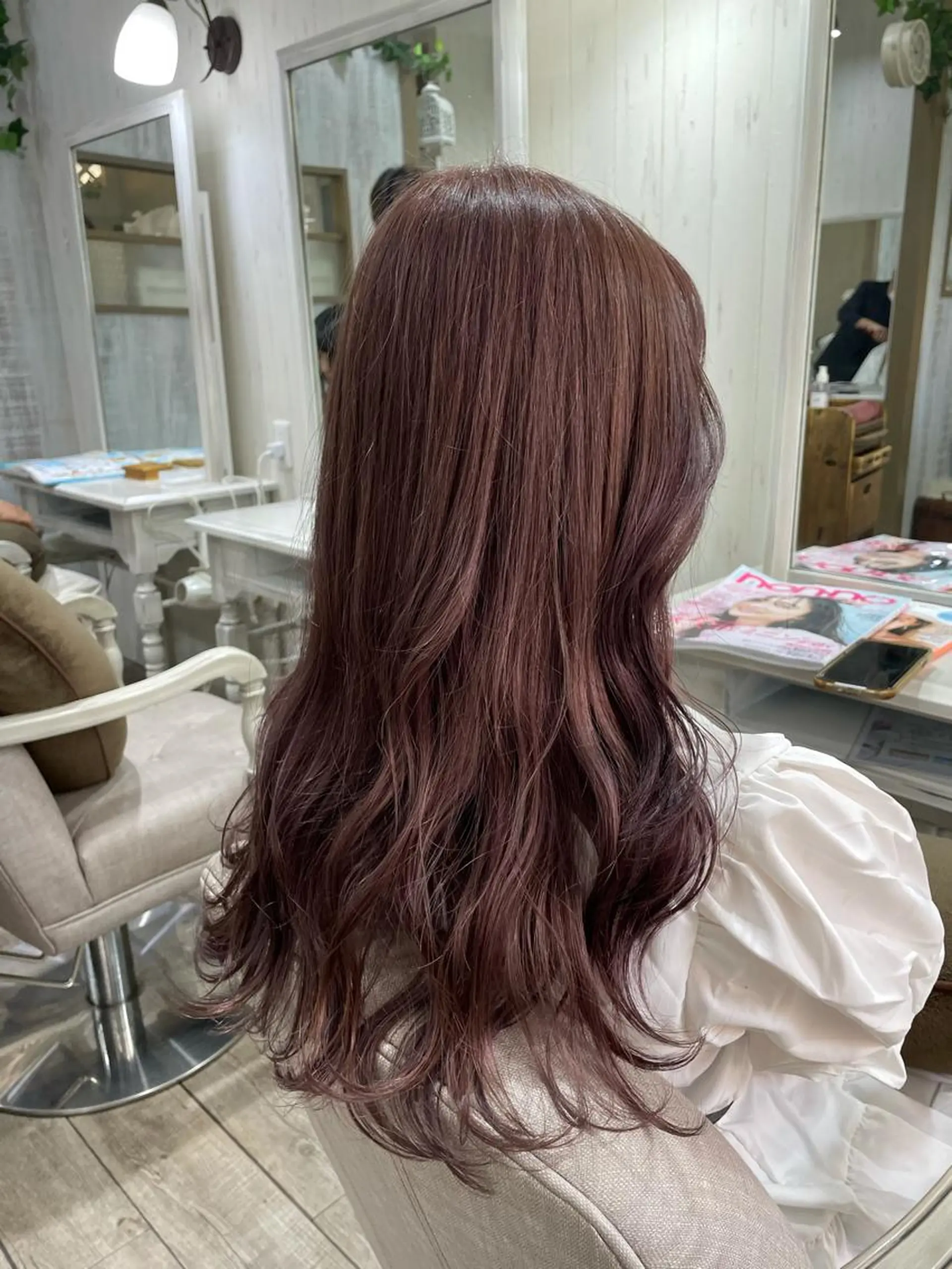 ロング ネモトメイナ🌿‬ 今月末で退職しますのヘアスタイル