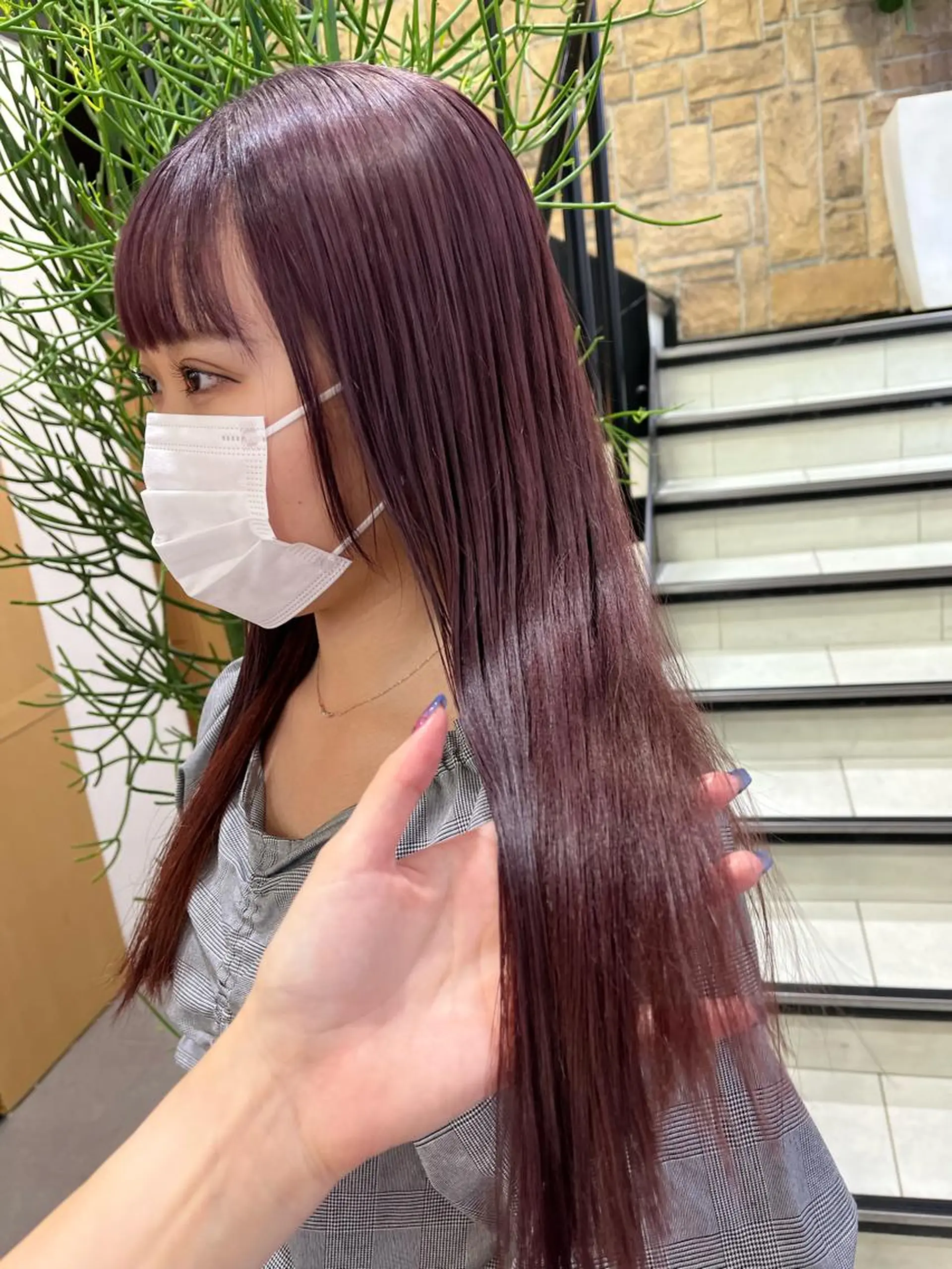 ロング カラー 海外girl🤎 透明感ベージュmaoのヘアスタイル