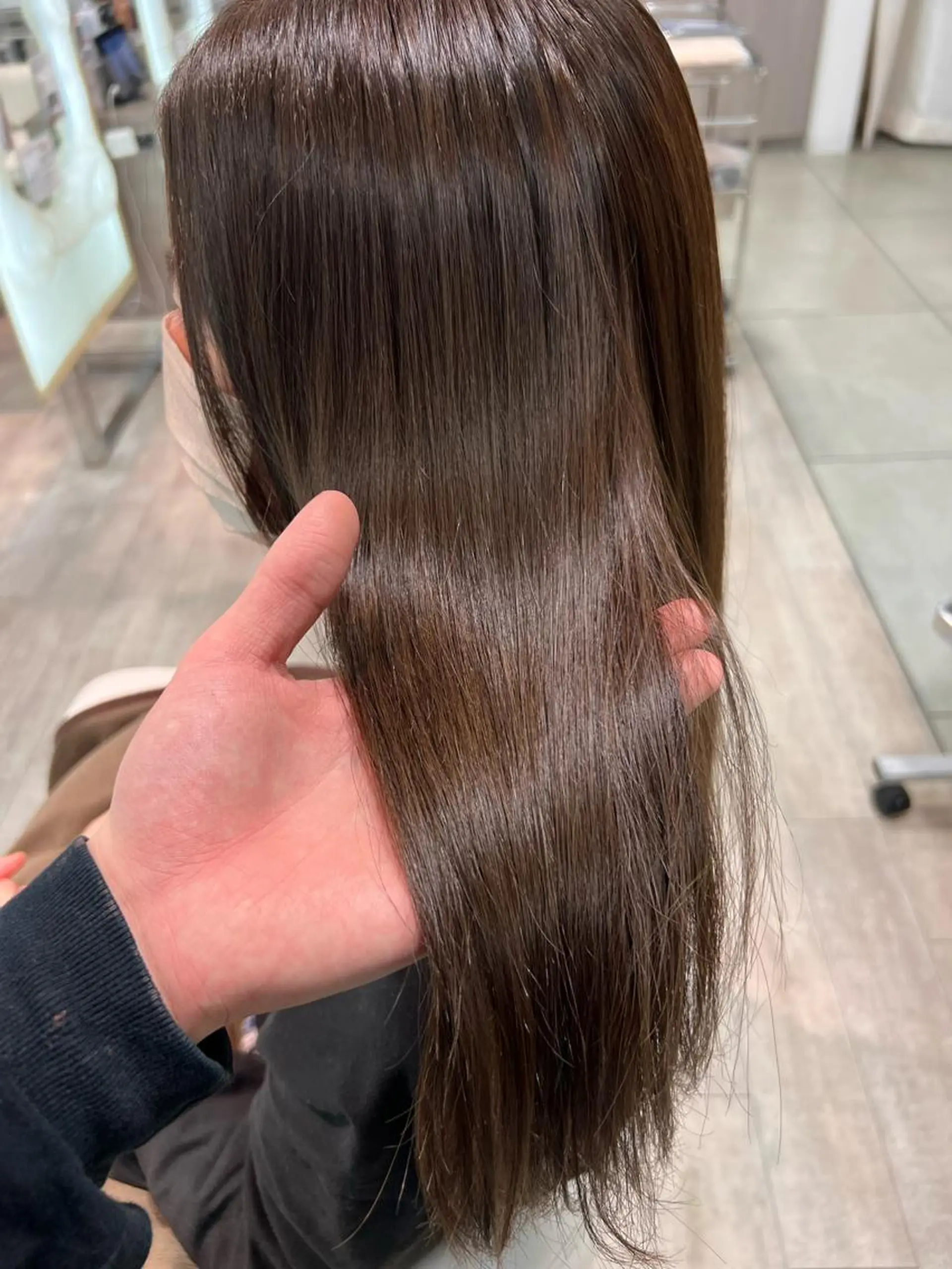 ミディアム カラー ブラウンカラー 柳澤 和也のヘアスタイル